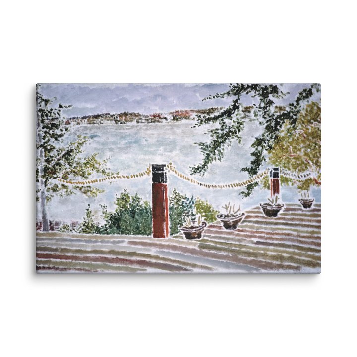 Early Spring on Camano (1988) on canvas (24" x 36") product image (2)