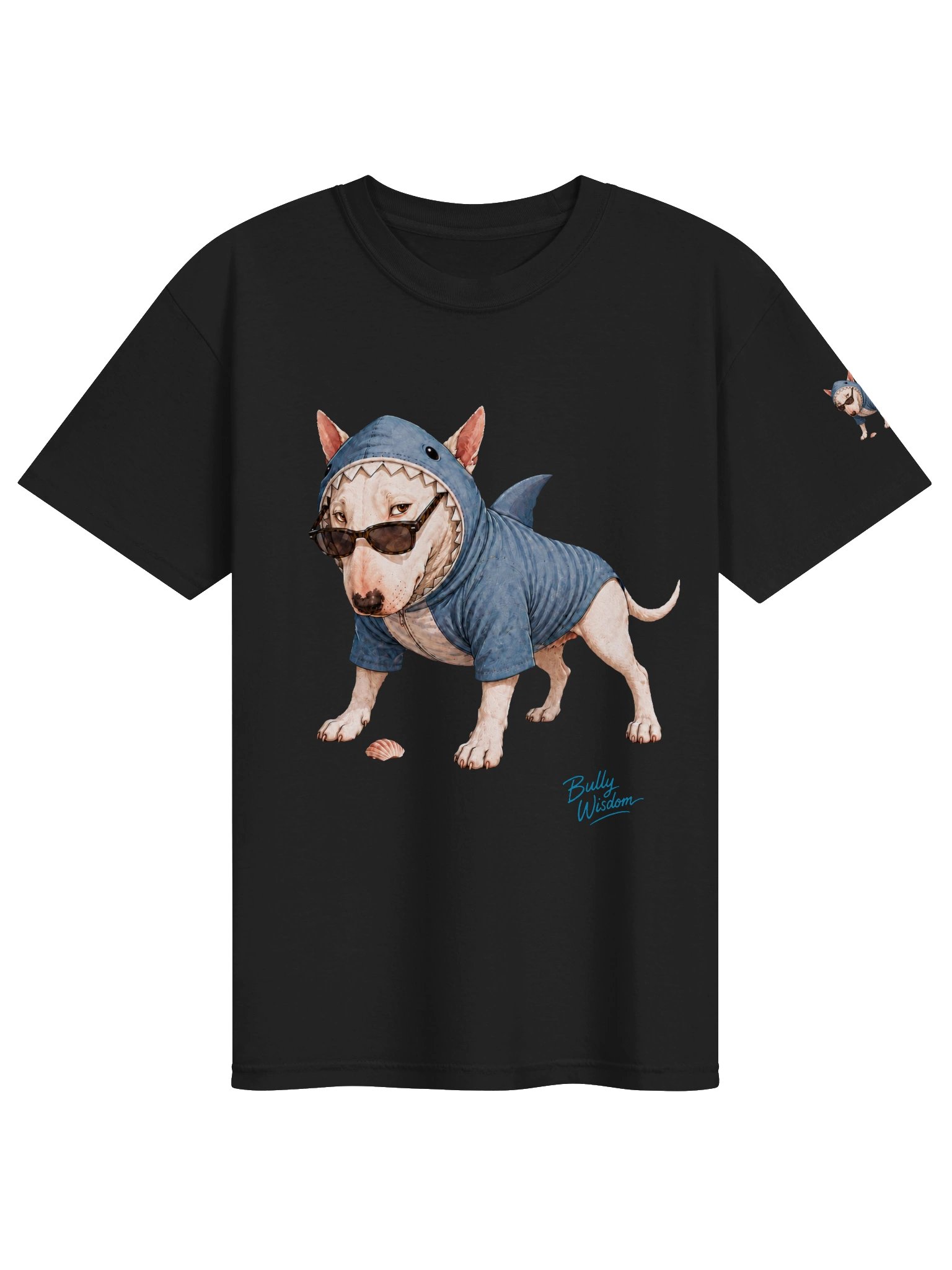 Sharky – Bull Terrier Character T-Shirt product image (3)
