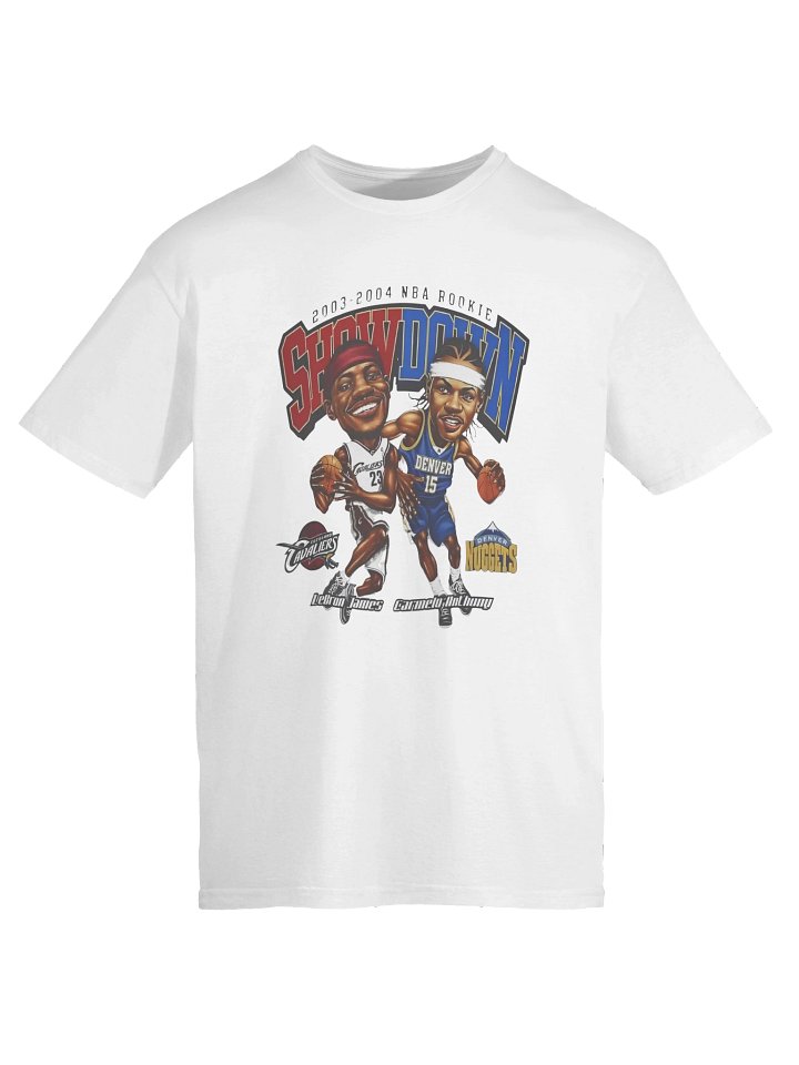 LeBron James Carmelo Anthony 2003-2004 Nba Rookie Showdown Shirt product image (2)