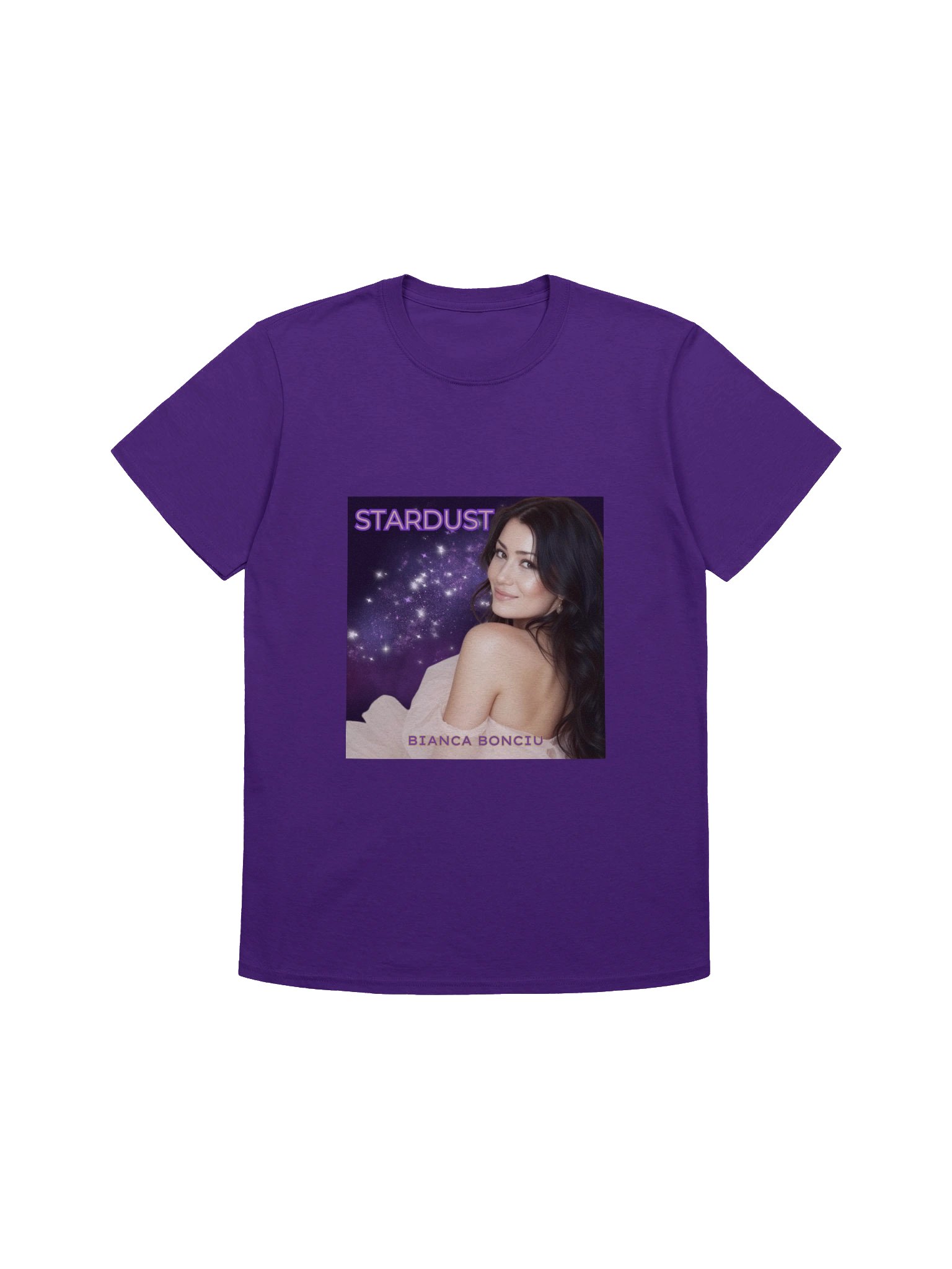 Stardust Album Cover T-Shirt – Official Bianca Bonciu Music Merch (Unisex) product image (4)