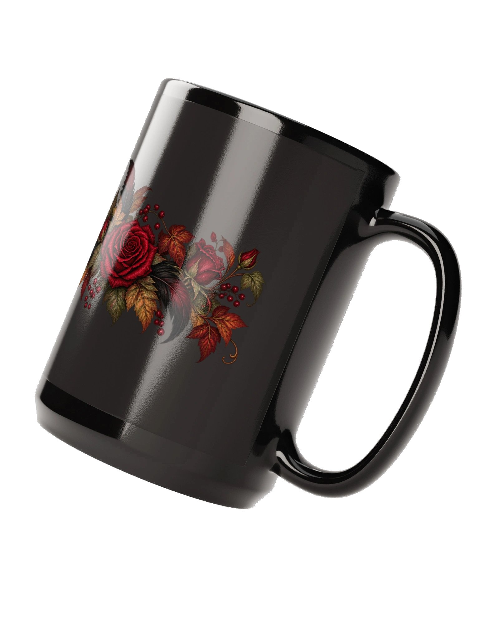 The Night Visitor Black Mug product image (6)