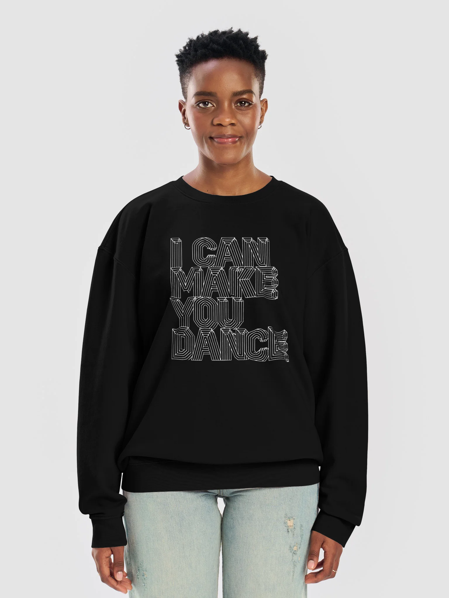 I CAN MAKE YOU DANCE (Unisex Garment-Dyed Fleece Crewneck Sweatshirt) product image (3)
