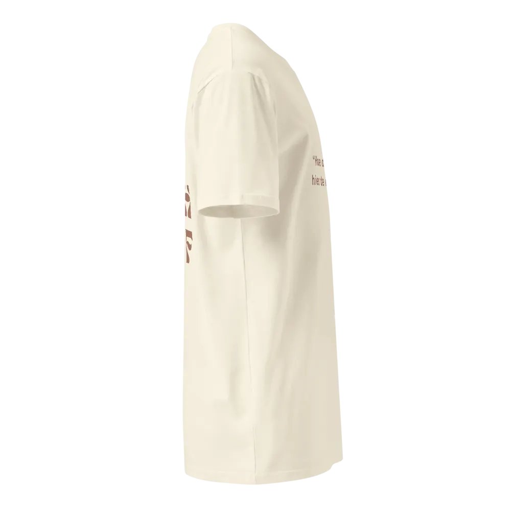 T-shirt Hoe duur is hier de muur product image (3)