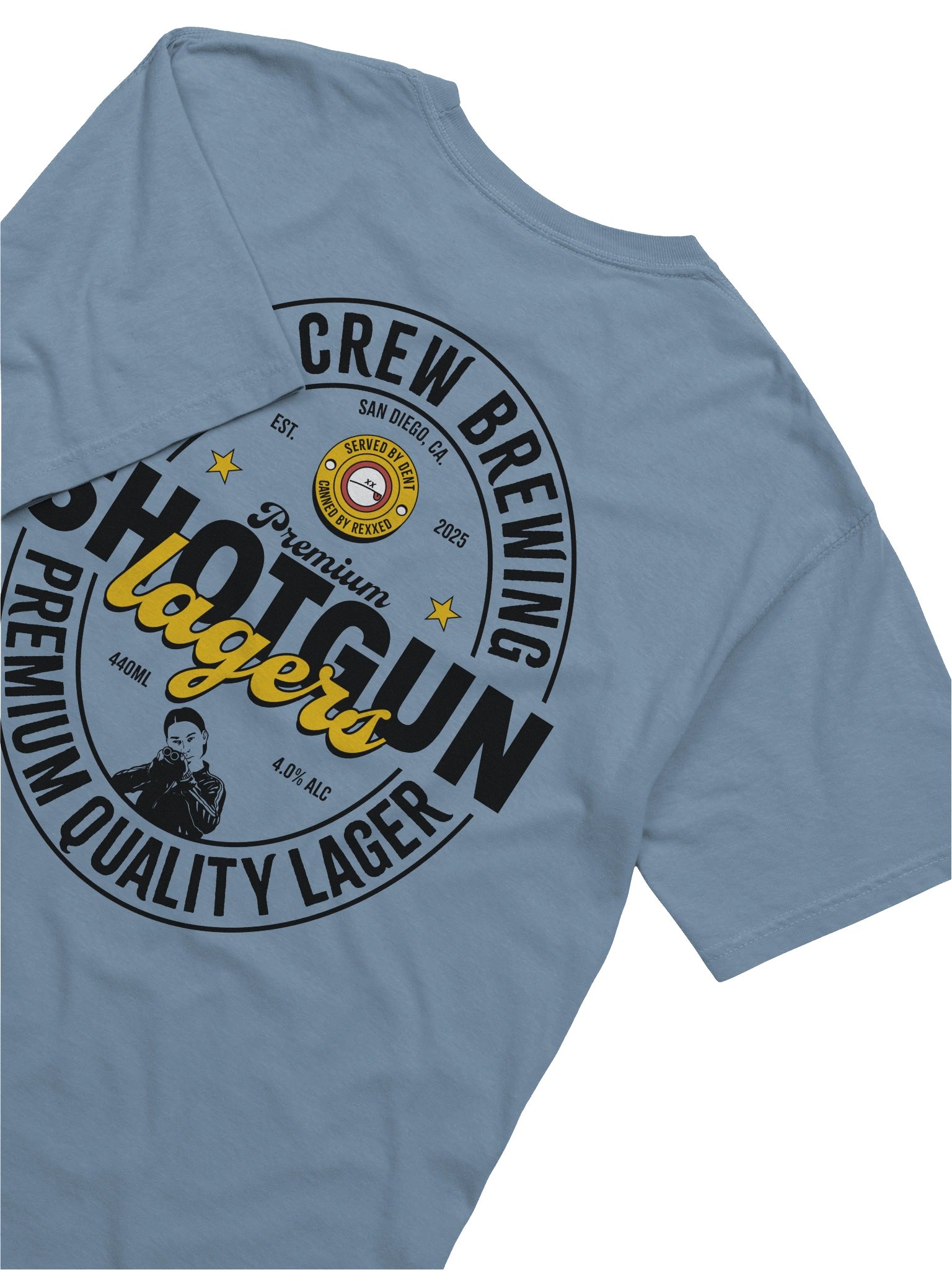 Shotgun Lagers served by DENT T-Shirt product image (6)