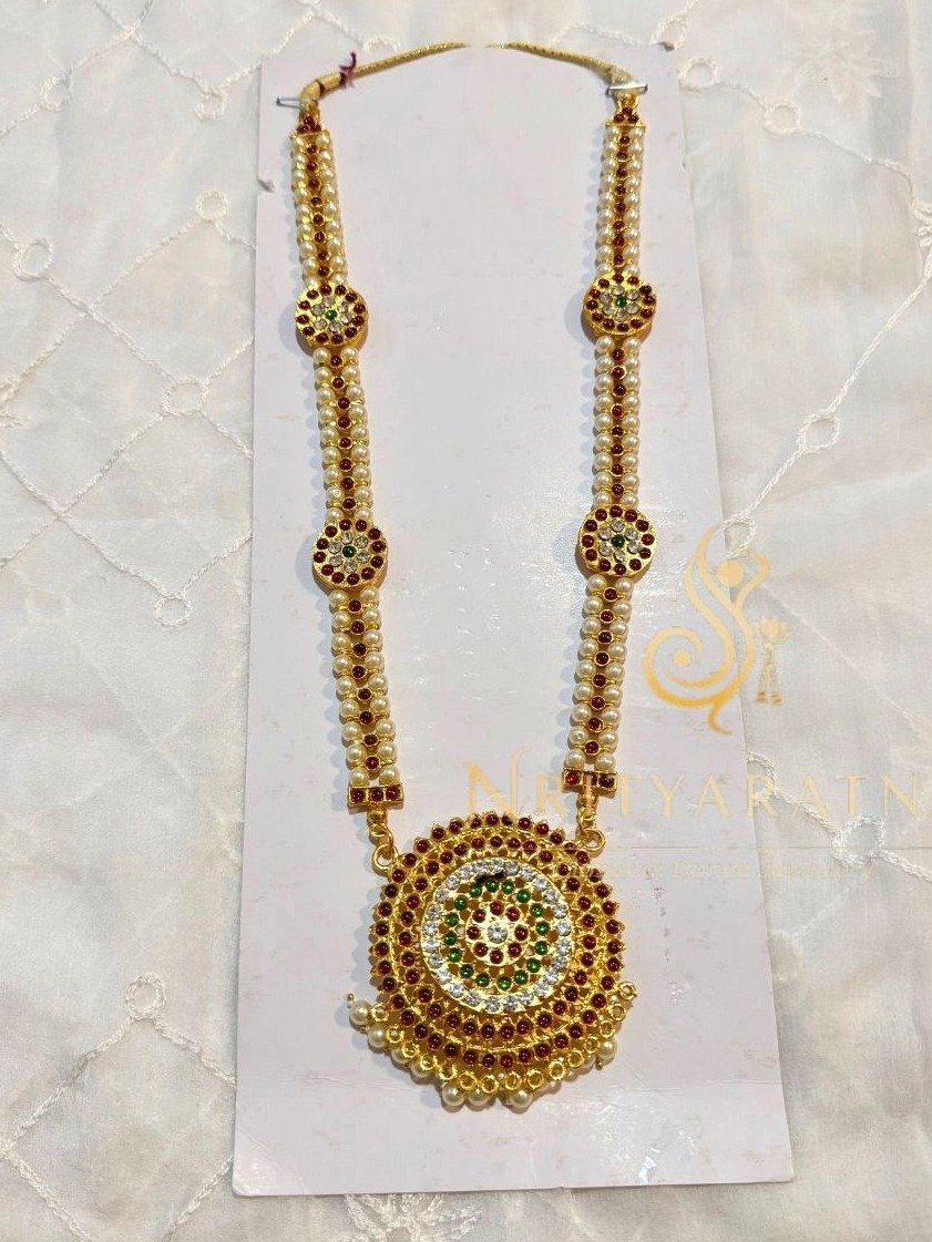 Unique White Stone and Moti - Long Necklace product image (1)