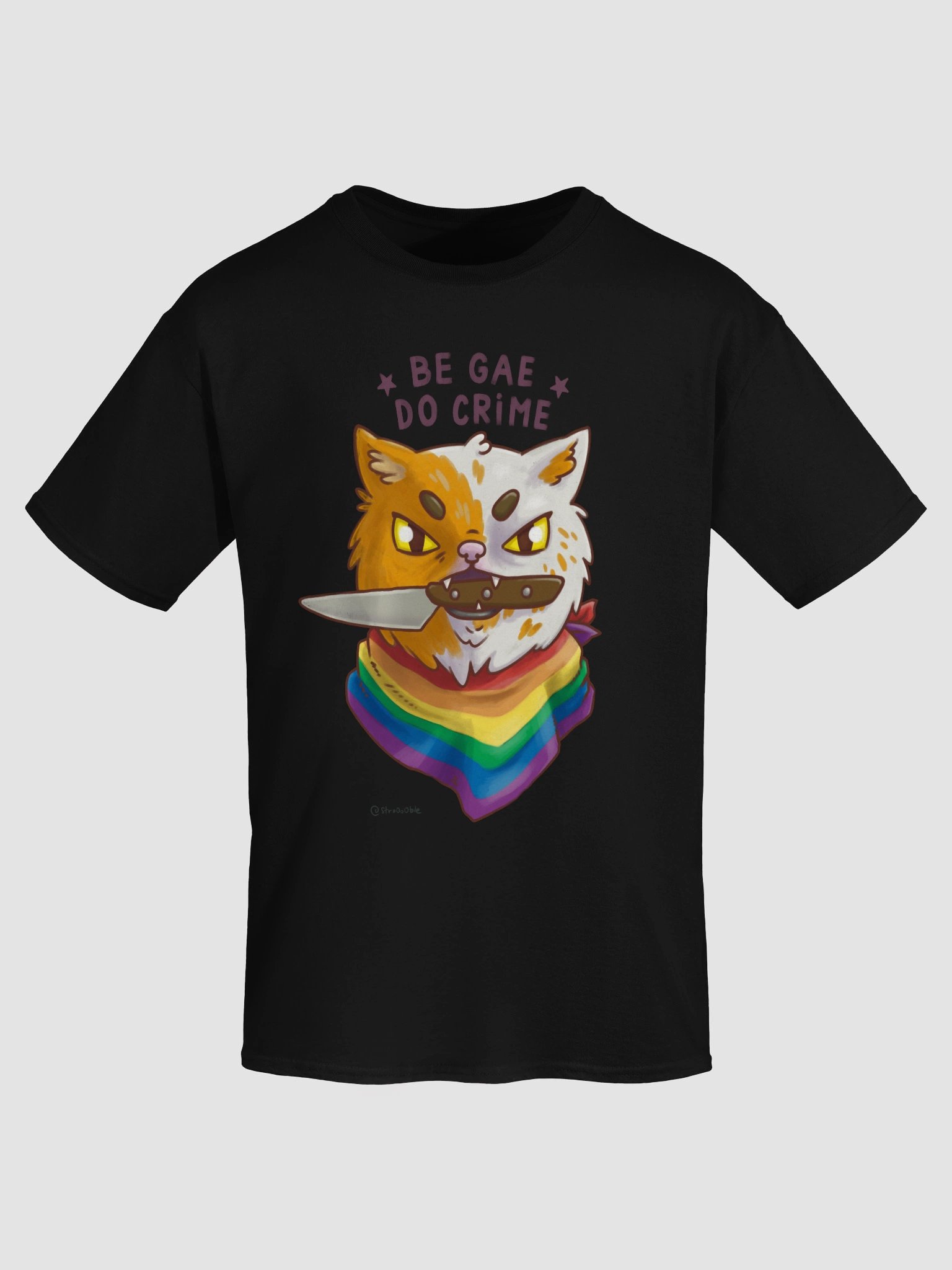 t-shirt : be gae do crime product image (4)