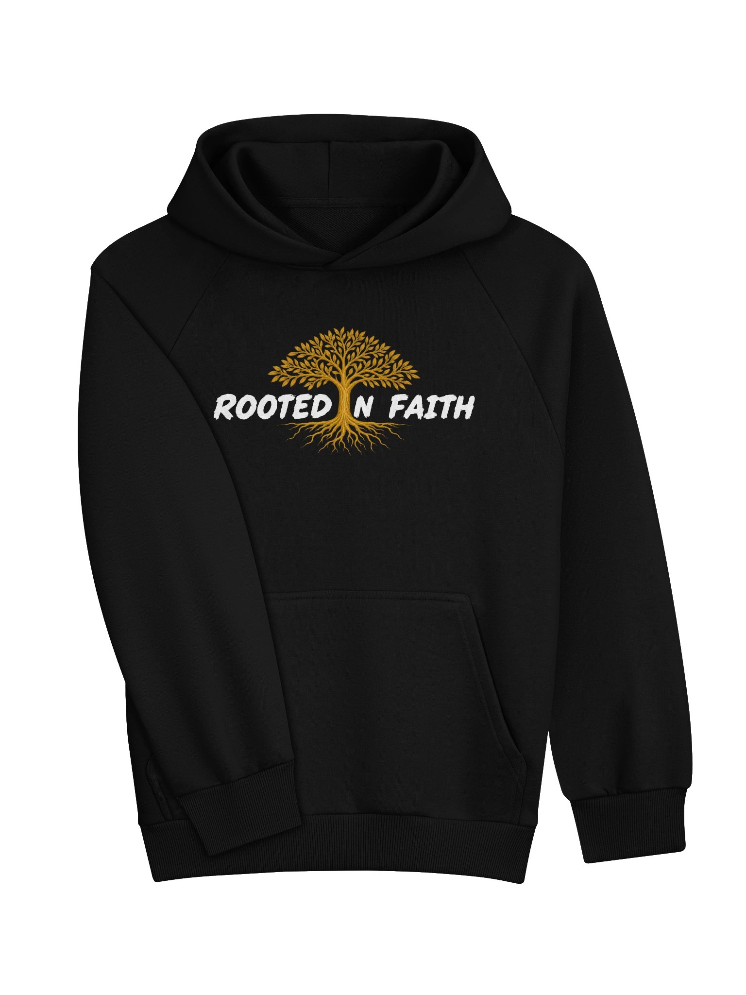 Rooted in Faith — Golden Tree Heavyweight Hoodie product image (9)