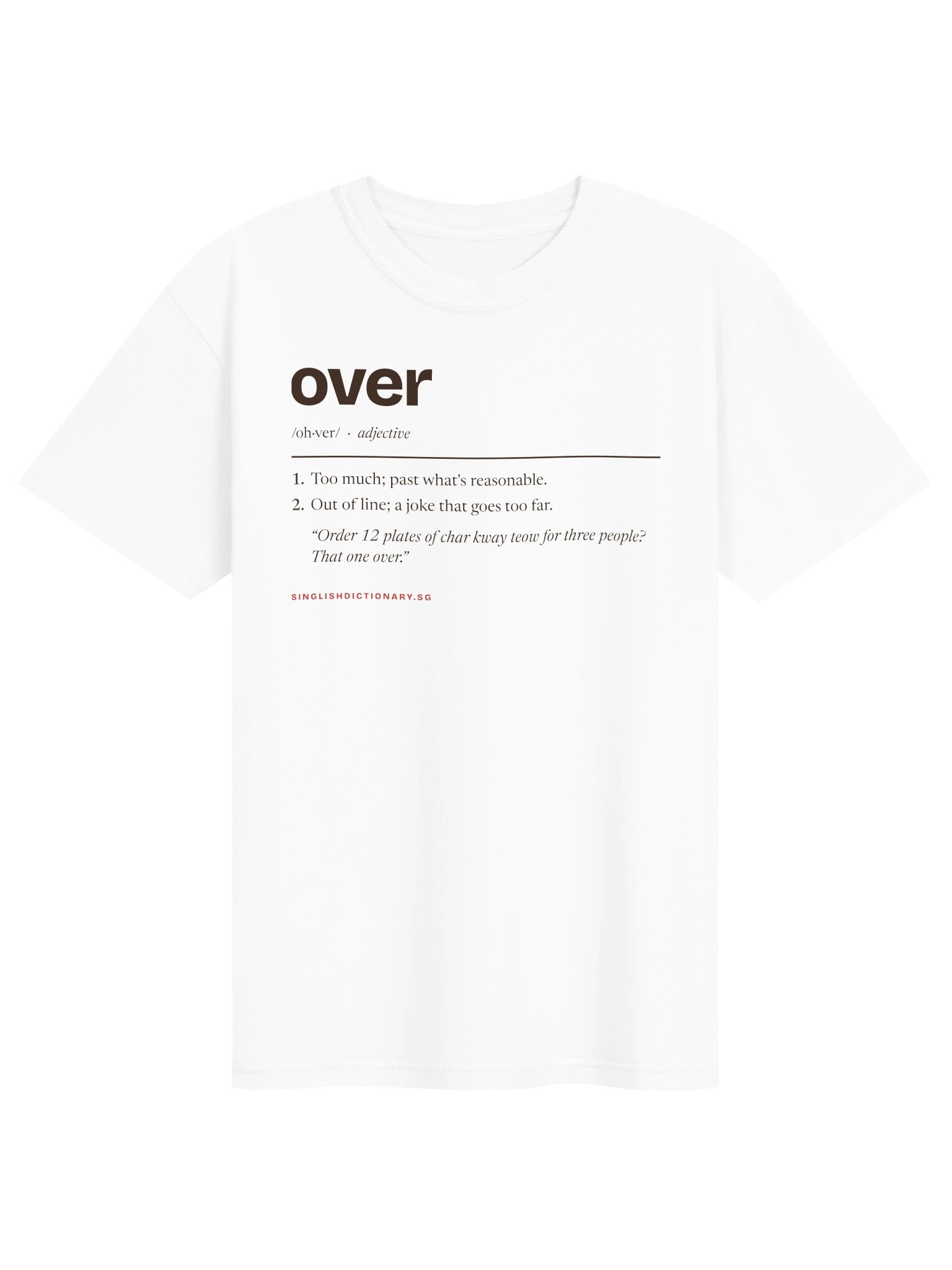 over T-shirt product image (2)
