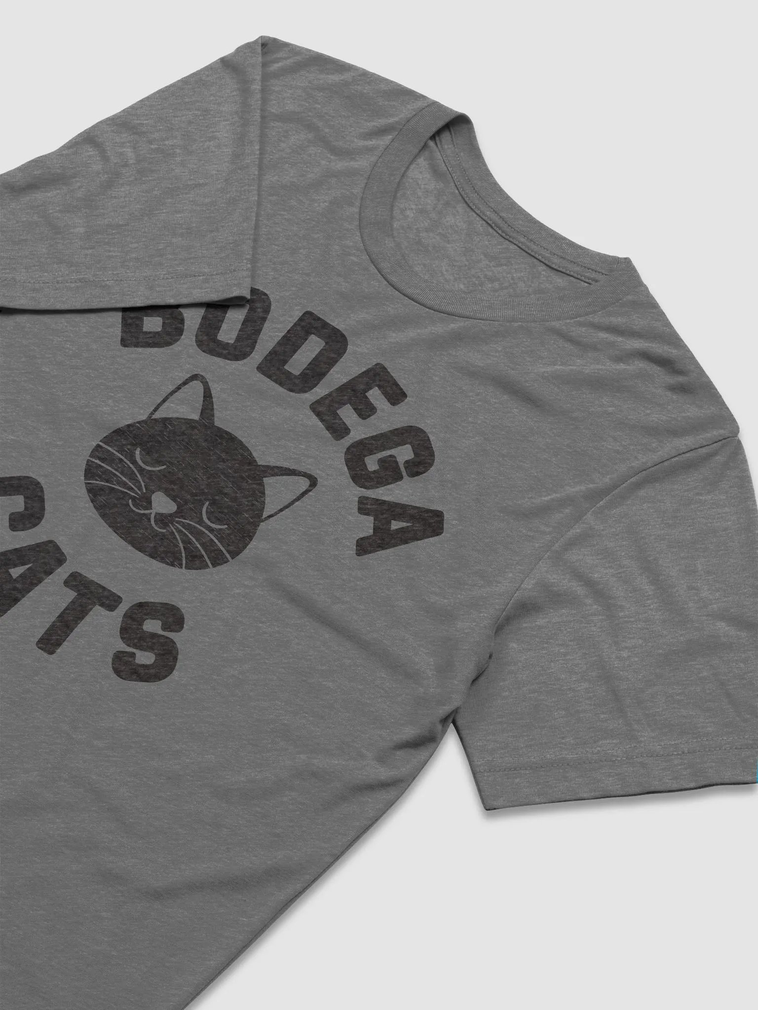 Bodega Cats // Unisex Triblend (Black Heather Text) product image (4)
