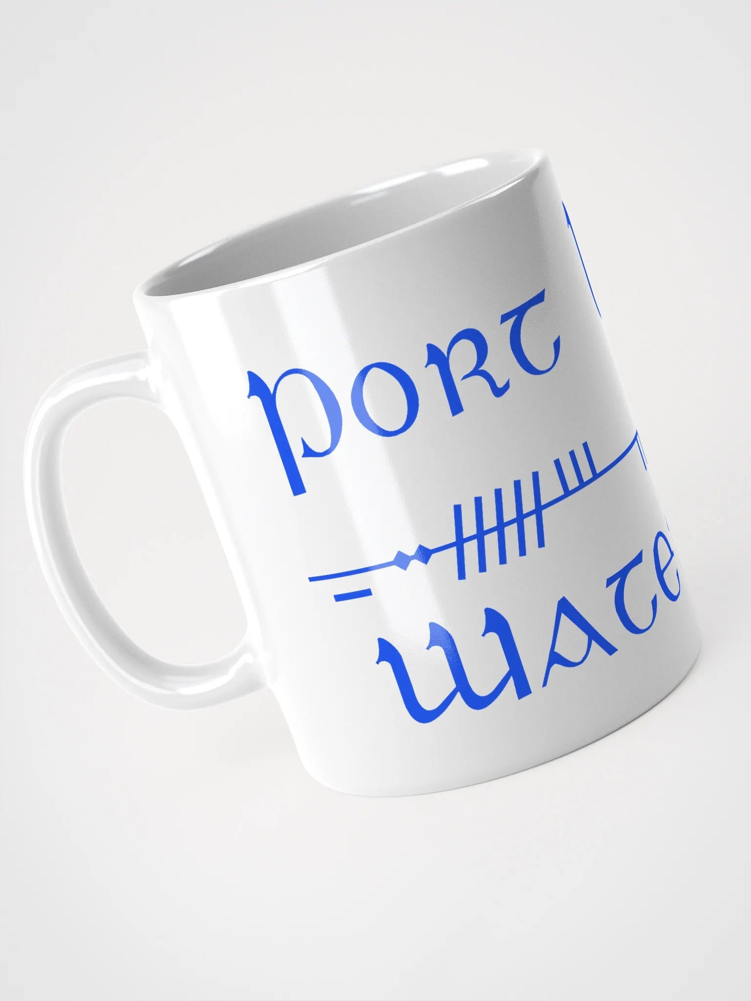 Waterford/Port Láirge Scholastic style Ogham Mug product image (1)