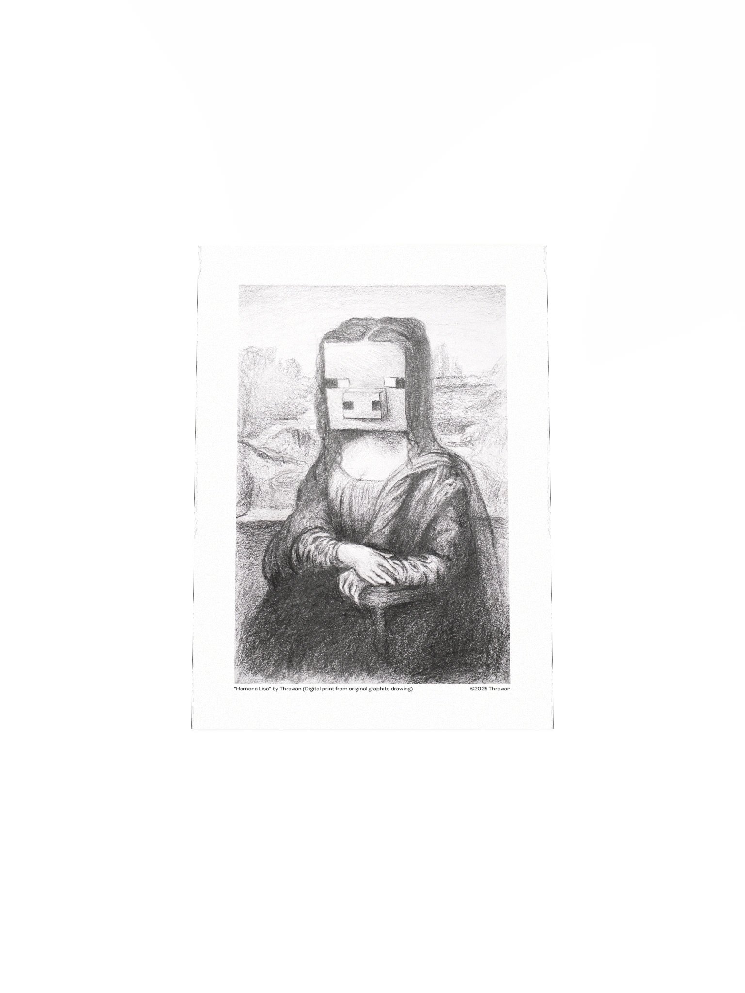 "Hamona Lisa" Digital Print product image (4)
