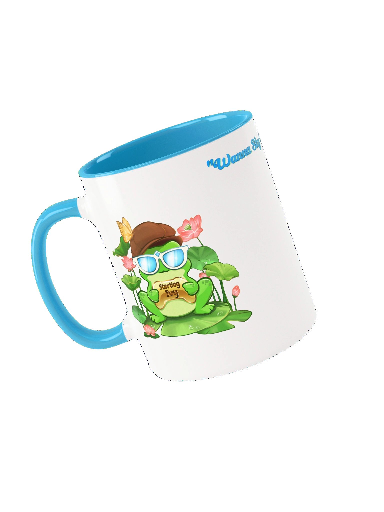 Blue Cafe Frog - "Wanna Sky Code?" product image (3)