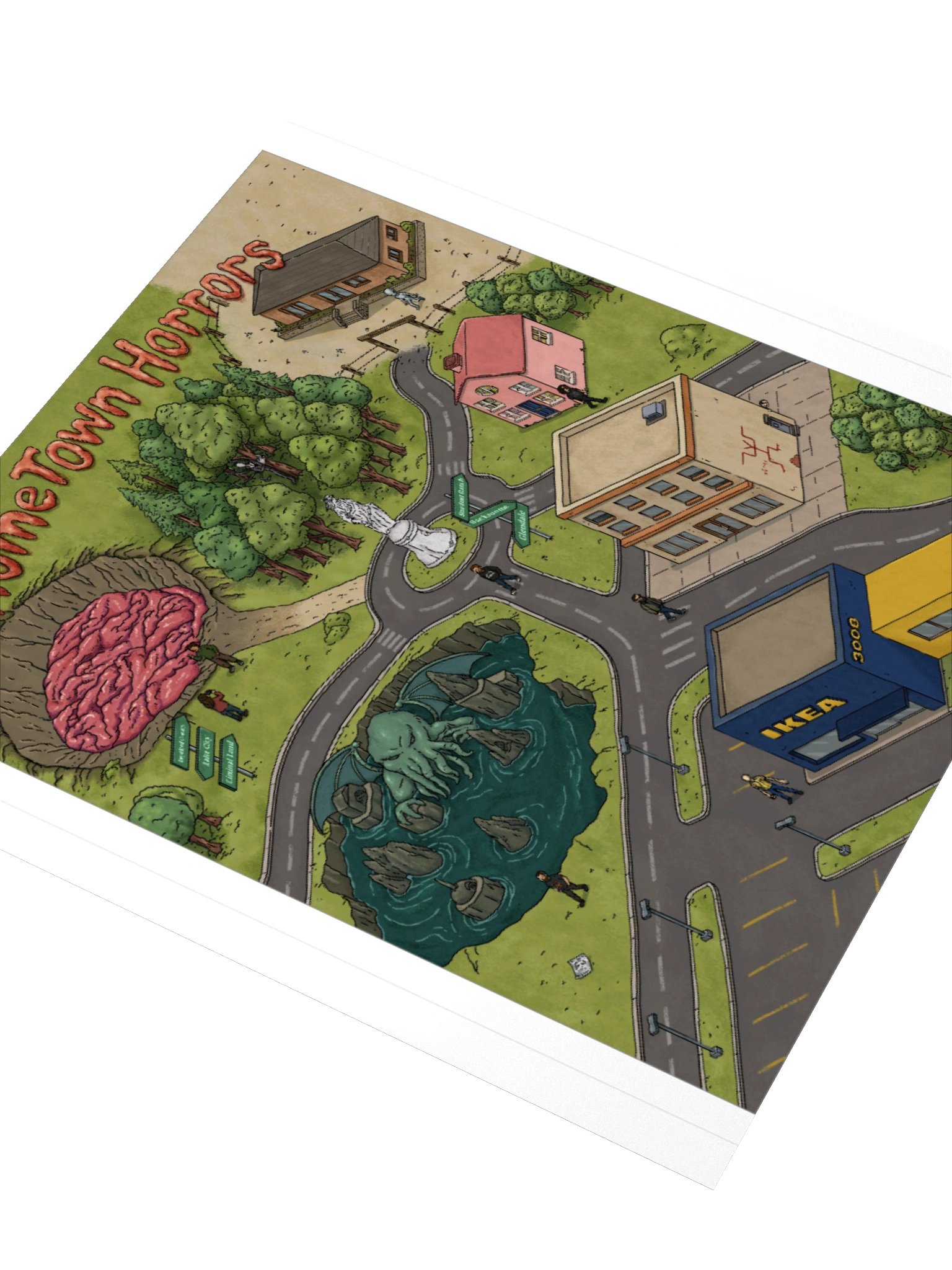 HOMETOWN HORRORS Sticker product image (8)