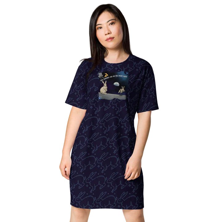 KC, Bunnies on the Moon, Tee Dress product image (1)