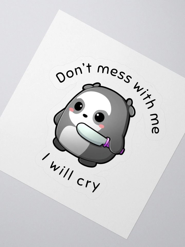 Don't Mess With Me Sticker product image (6)
