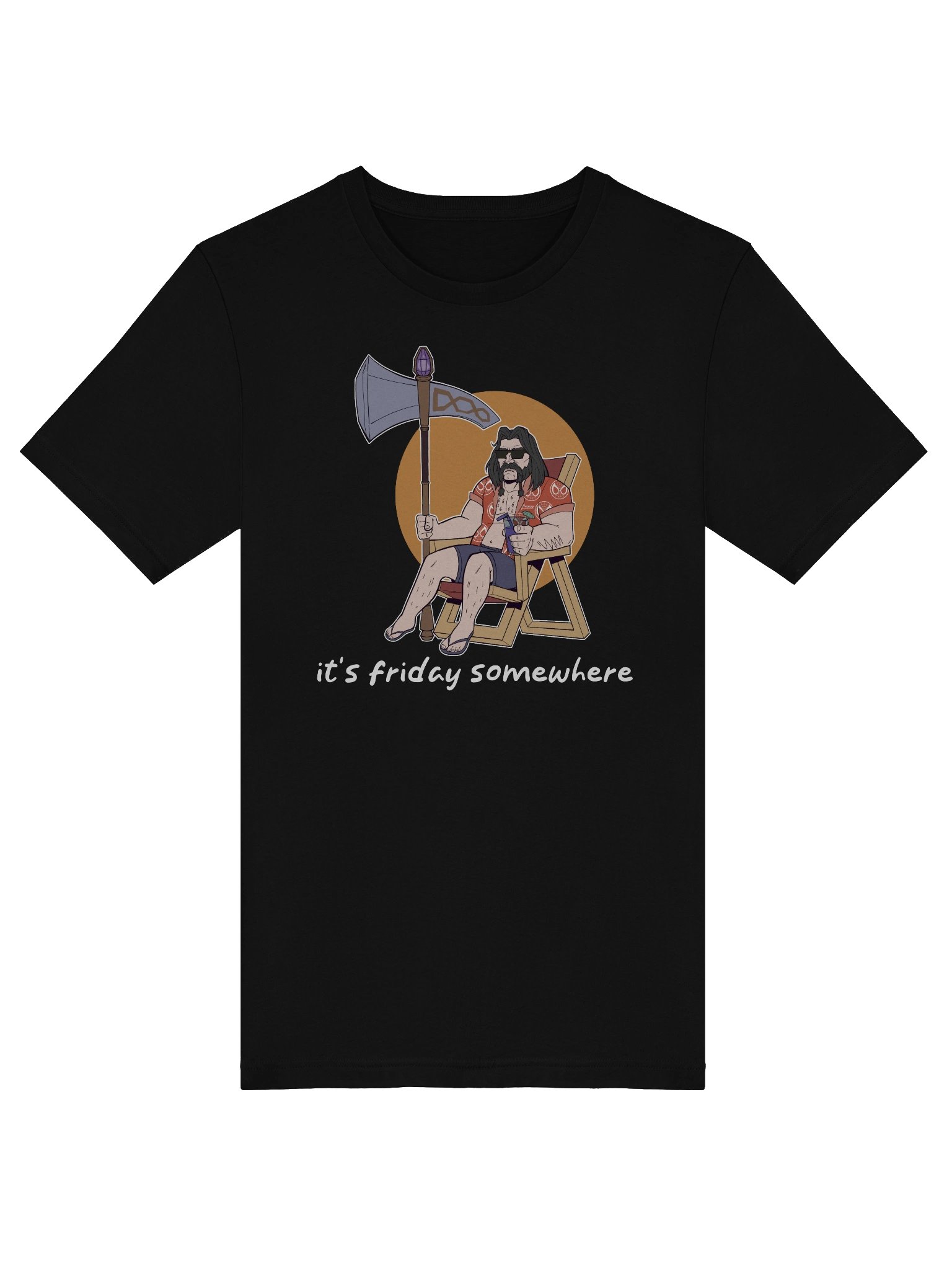 It's Friday Somewhere T-Shirt (White Text) product image (38)