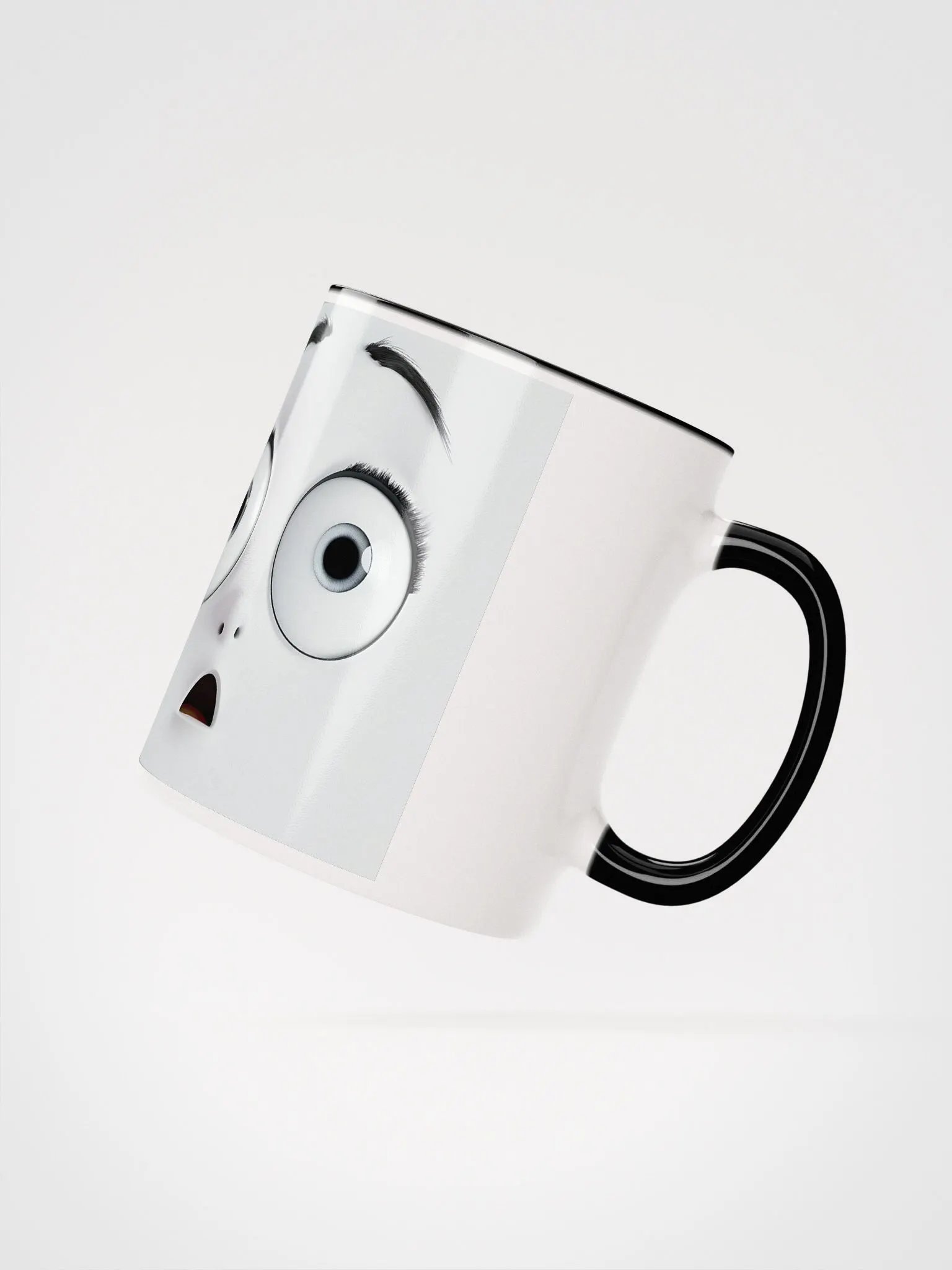 Wide-Eyed Surprise Ceramic Mug product image (4)