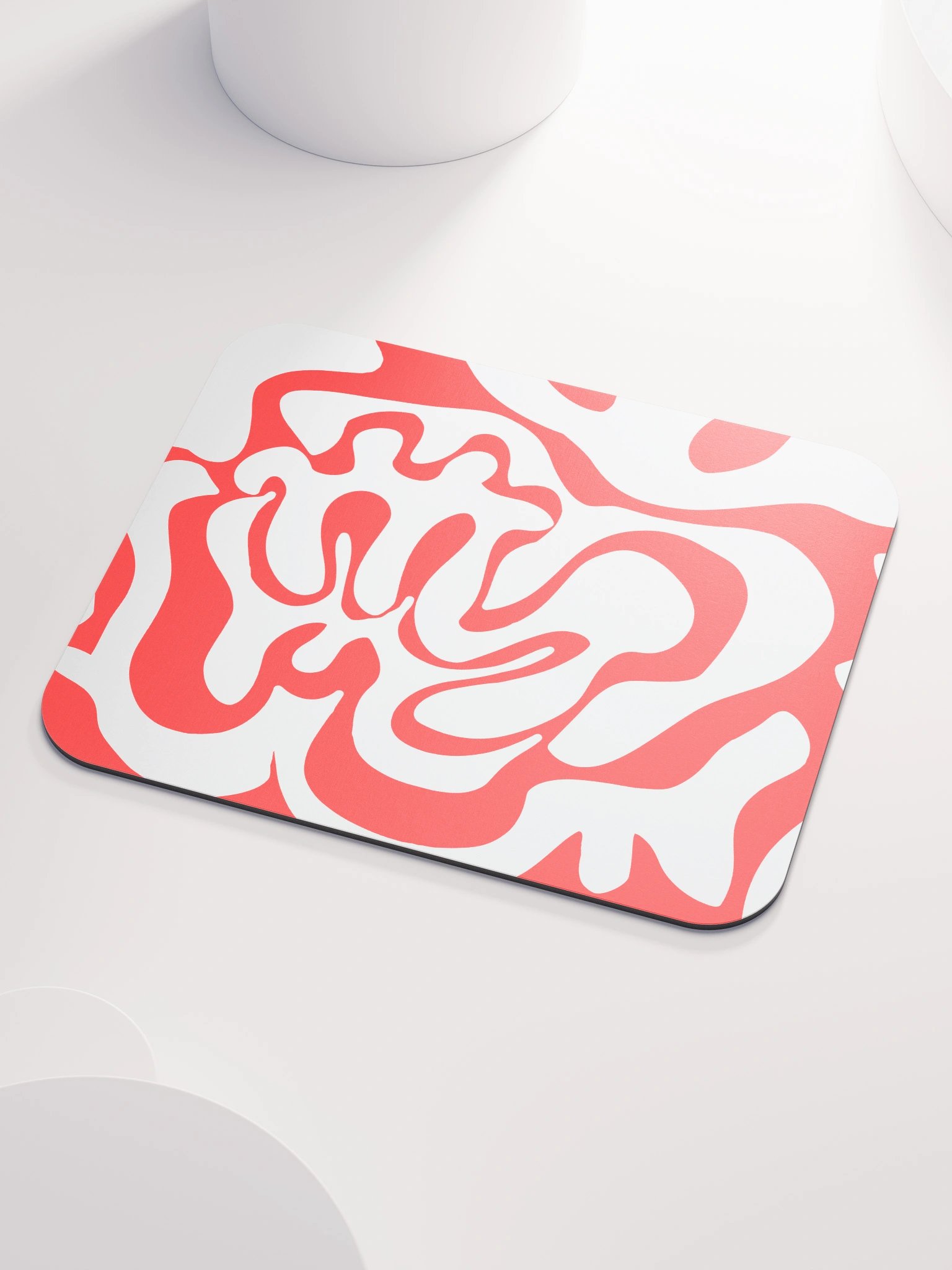 Crimson Swirls Mouse Pad product image (3)