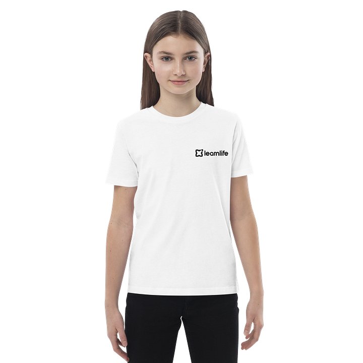 Kids Tee - Organic Embroidered - Black Logo product image (2)
