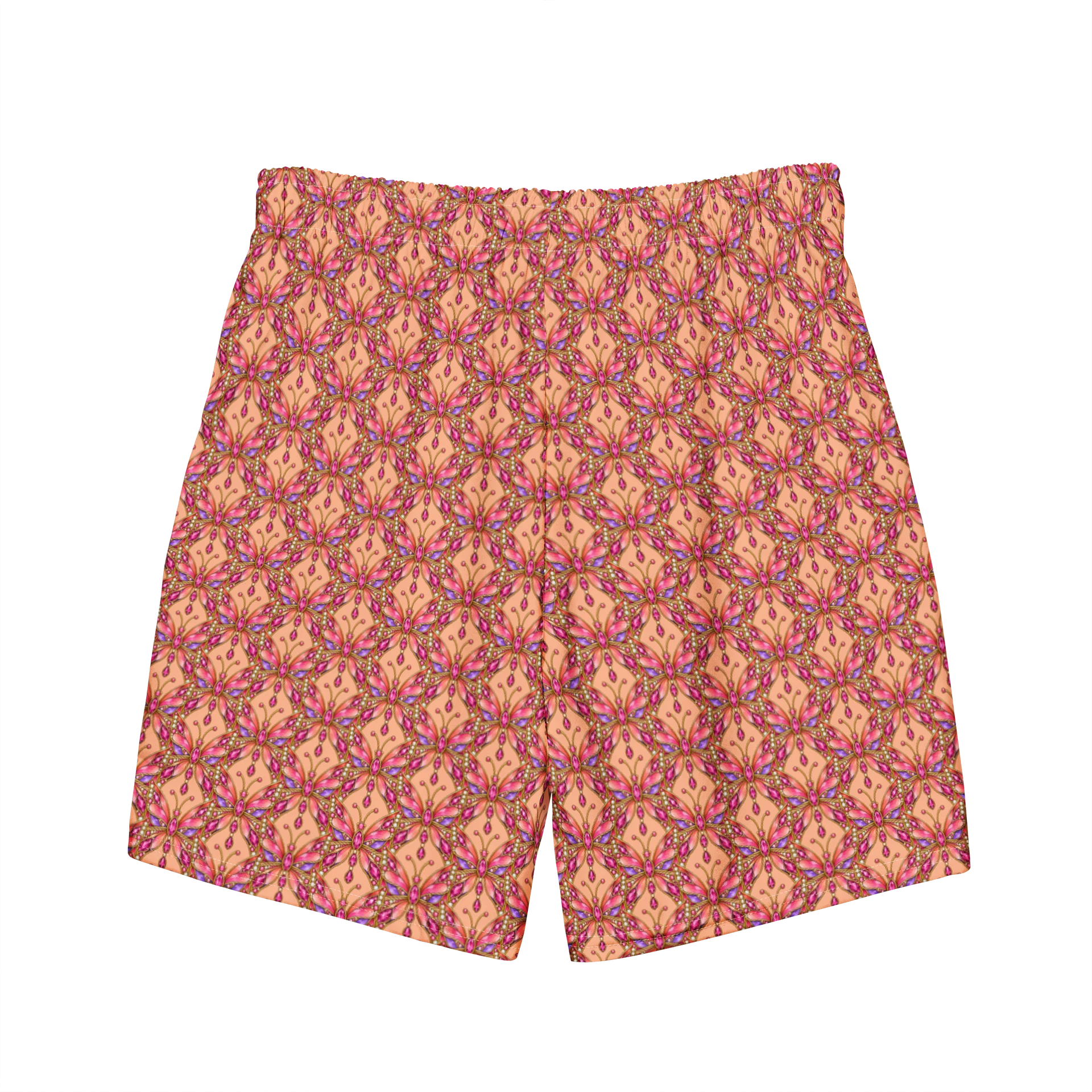 Ornate Blossom All-Over Print Swim Trunks product image (7)