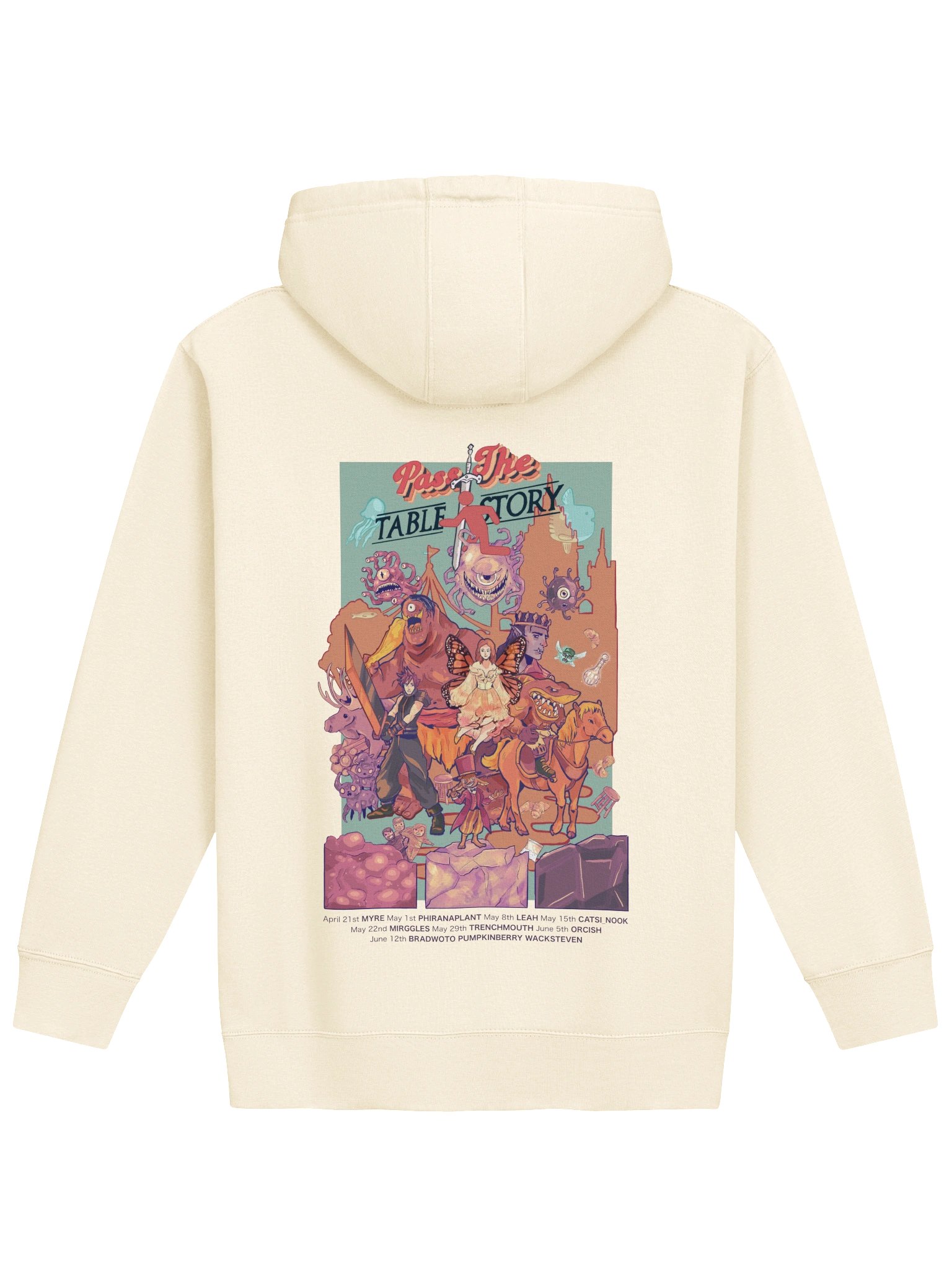 Pass the Tablestory Hoodie (Light) product image (8)