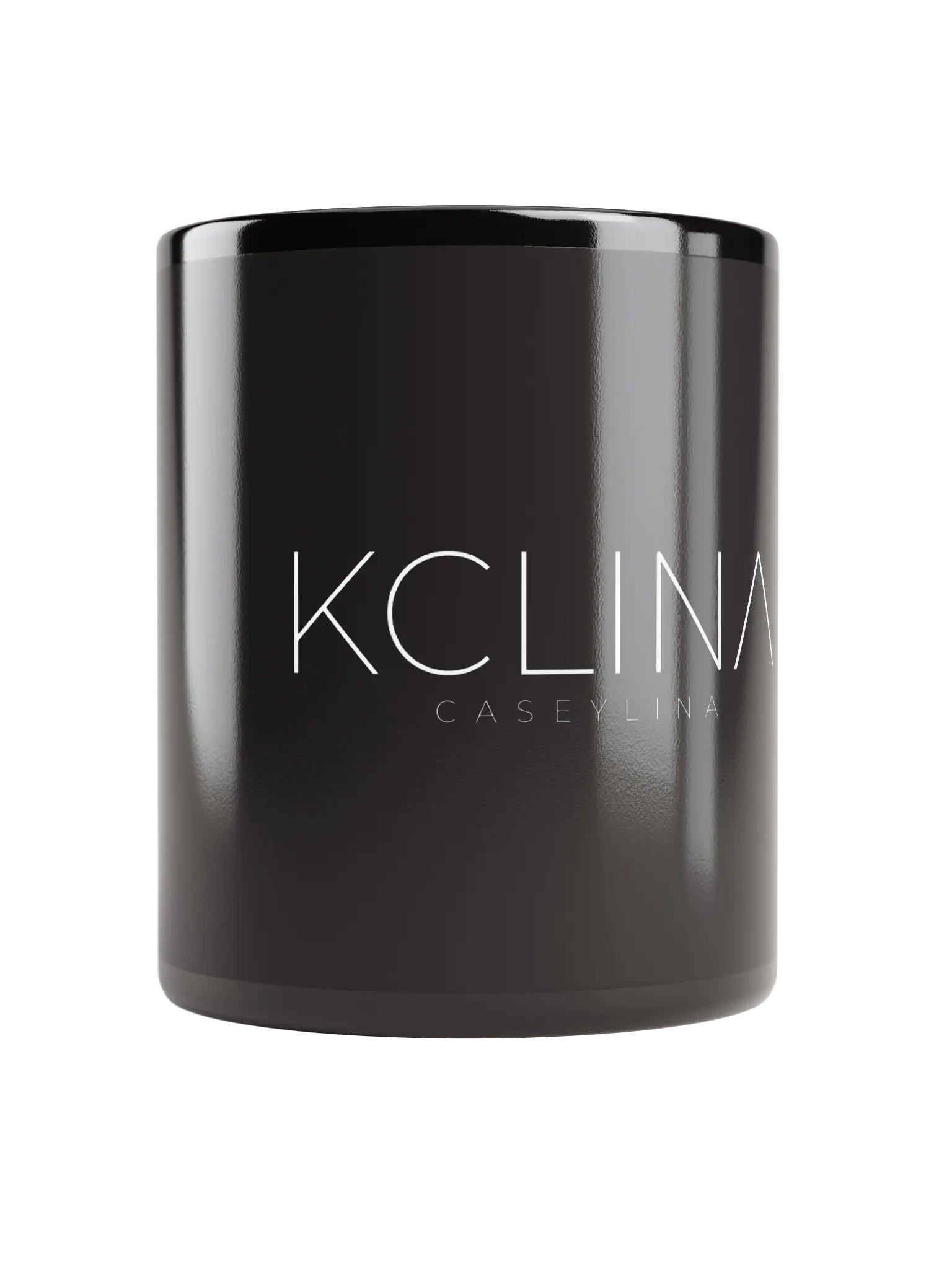 Glossy black color mug - KCLINA product image (1)