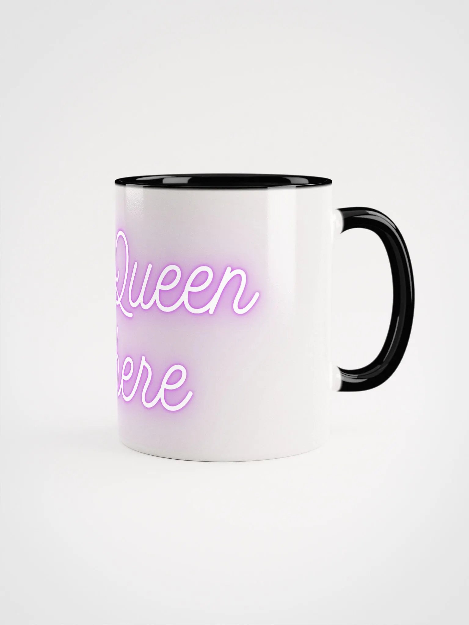 The queen is here mug product image (1)