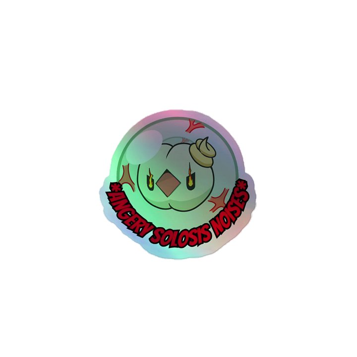 ANGERY SOLOSIS NOISES Holographic Sticker product image (1)