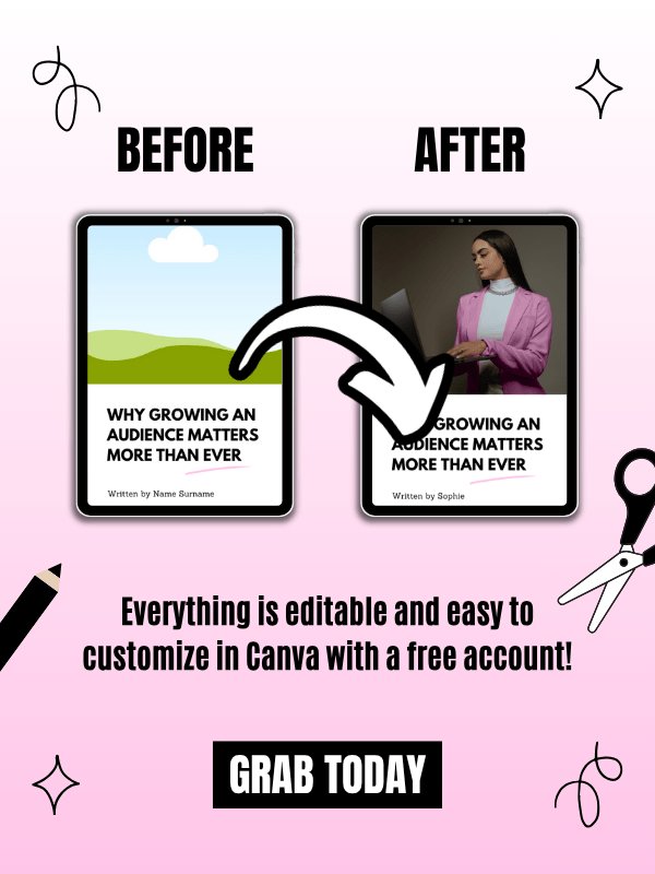 MRR/PLR Minimal Pink eBook Template product image (8)