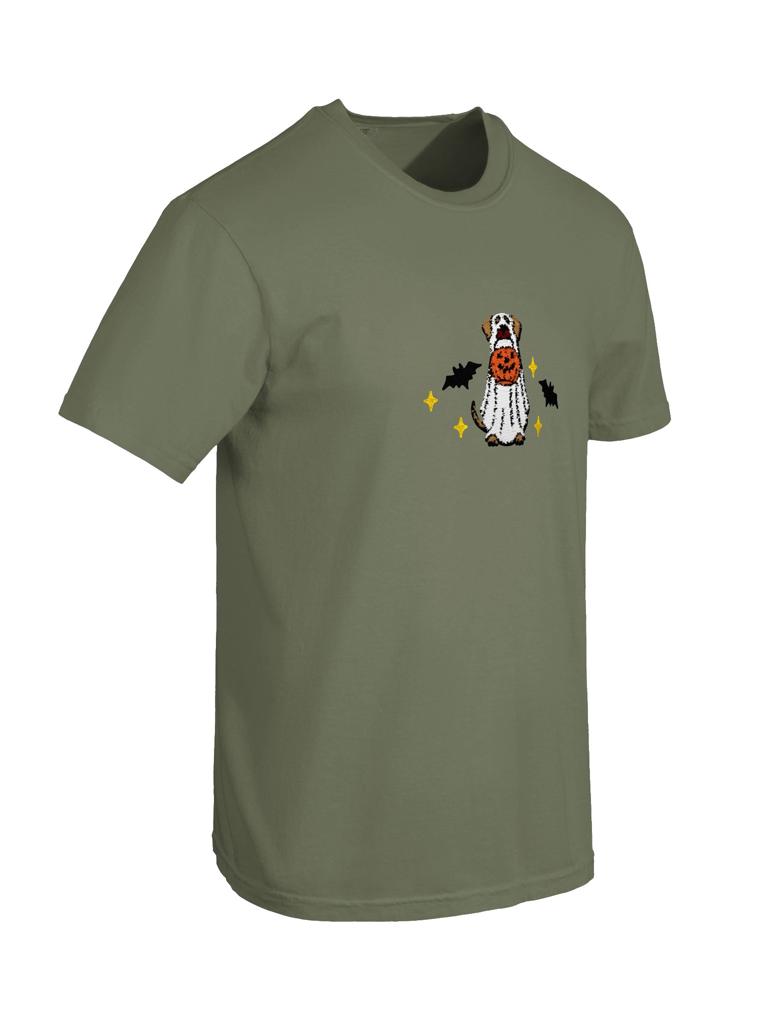 Halloween Rhodesian Ridgeback(Tan) Embroidered T-Shirt product image (14)