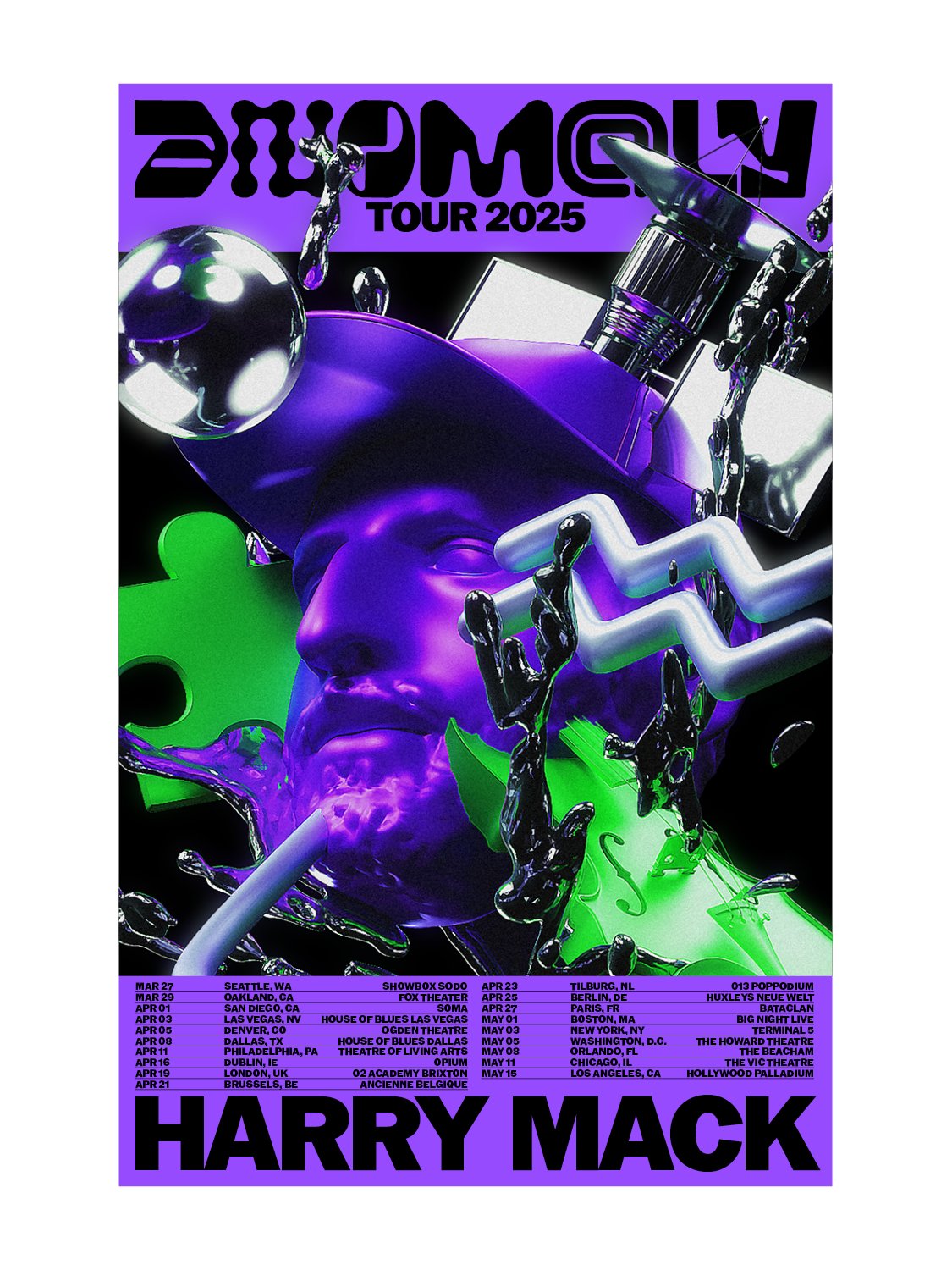 Anomaly Tour 2025 Poster product image (1)