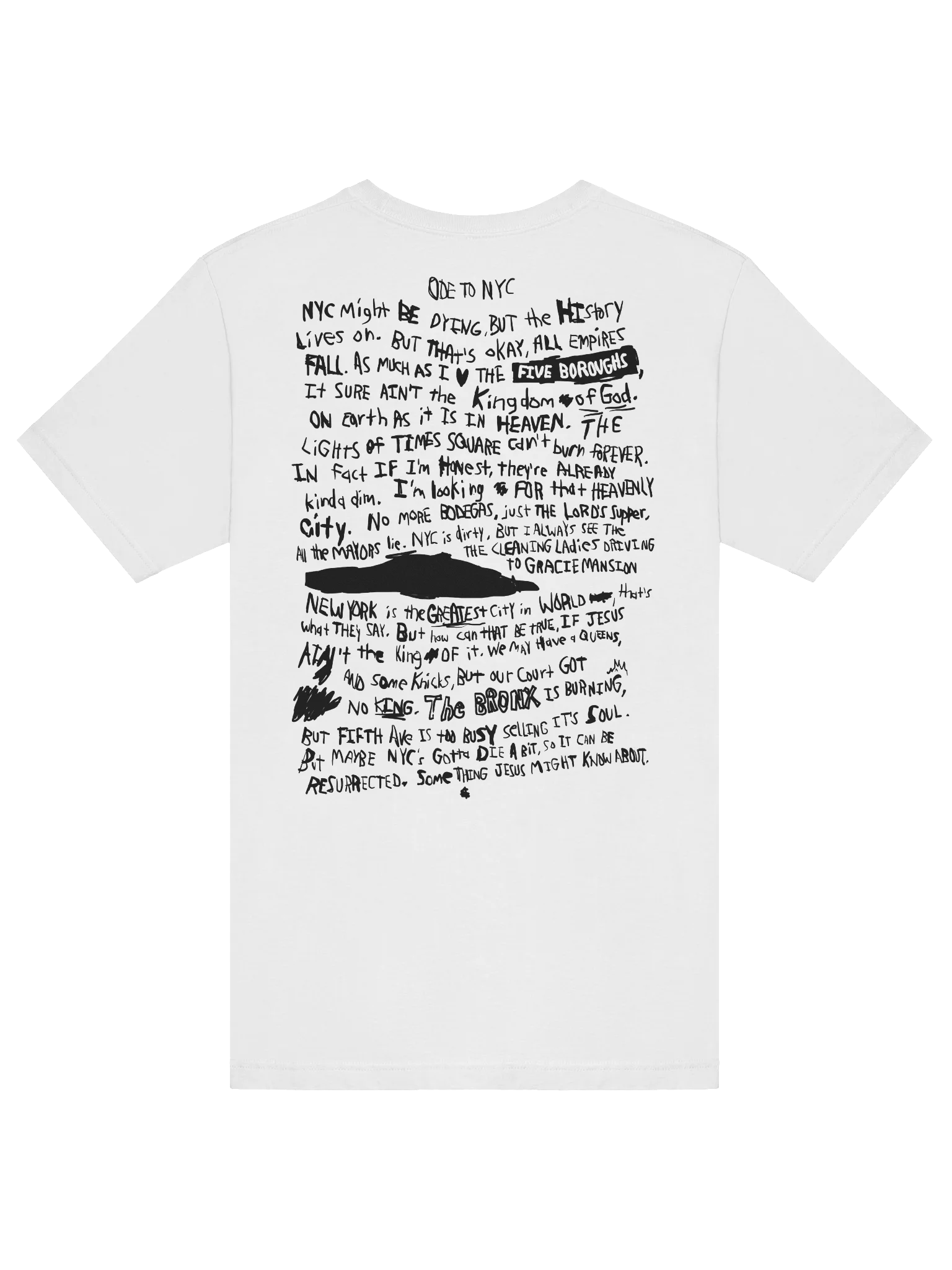 New York Graphic Tee(Back Design) product image (6)