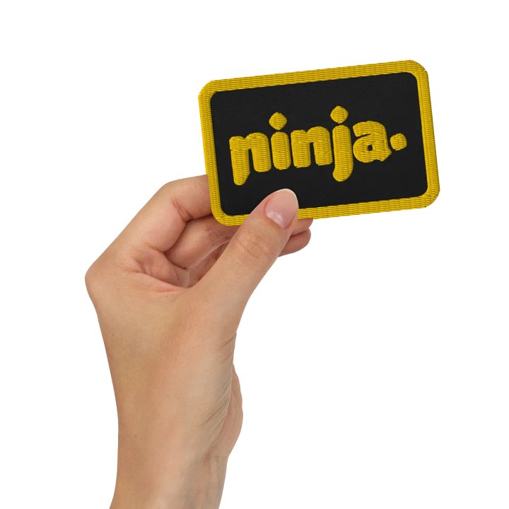 Ninja Patch: Black and Yellow product image (2)