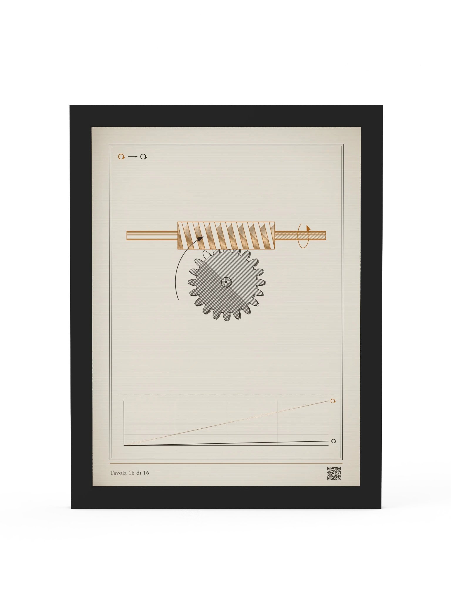 MOTION 16 · Vite senza fine · incorniciata product image (1)