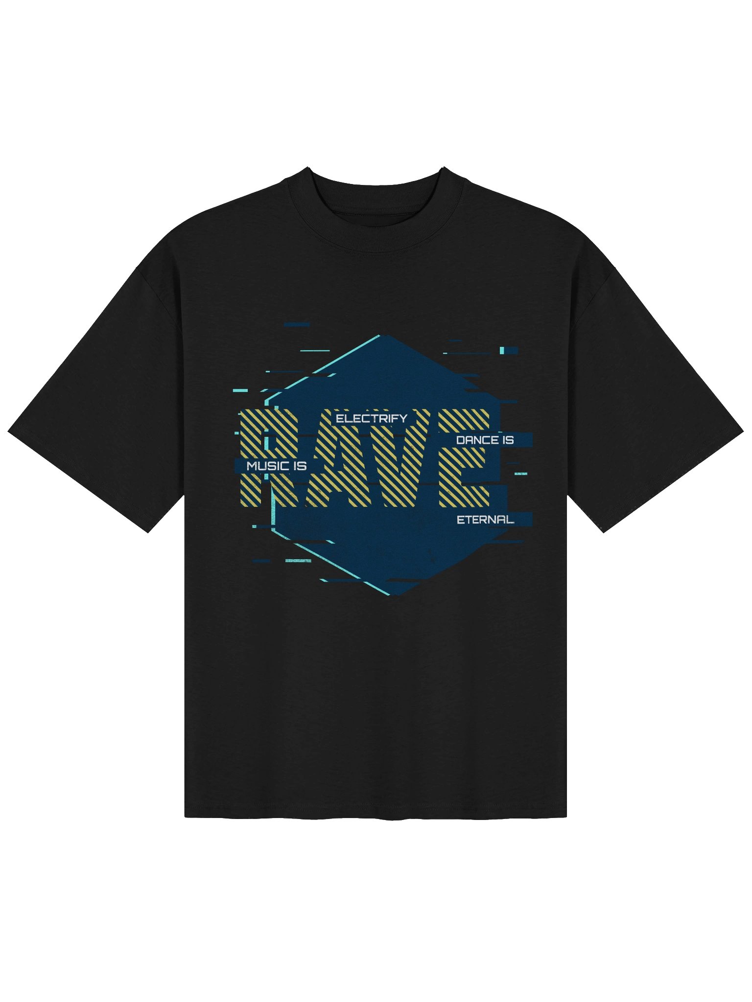 ELECTRIFY RAVE Organic T-Shirt product image (1)