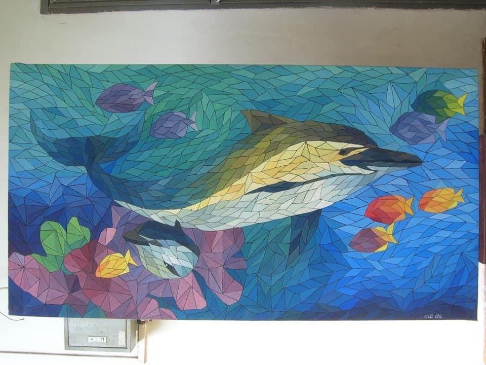 Dolphin acrylic product image (1)