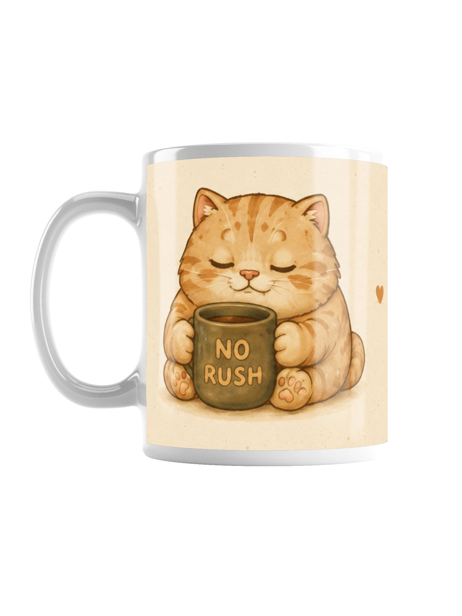 Butterbean No Rush Kitten Mug product image (1)
