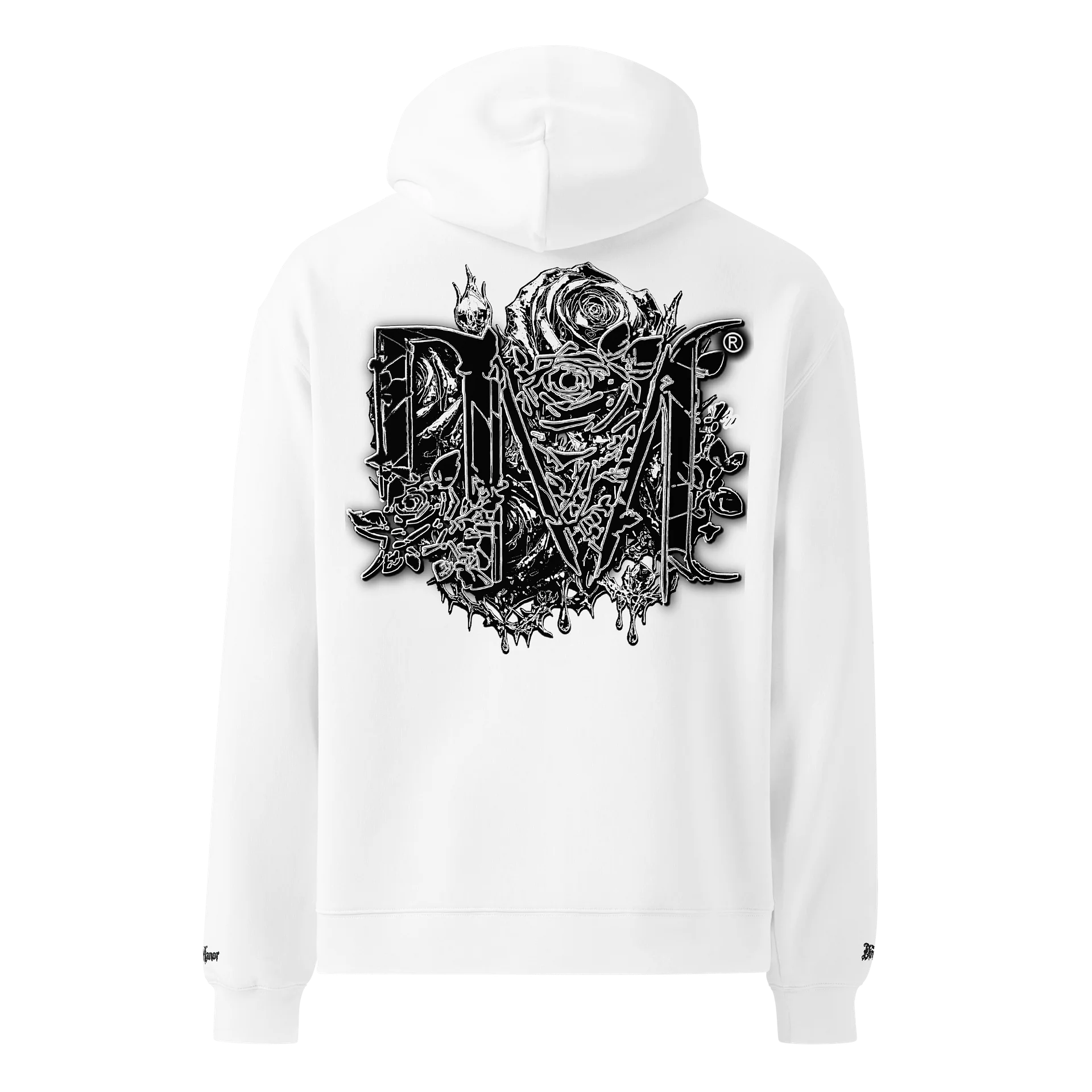 THE DIRE MANOR® FOUNDER HOUSE SIGNATURE HOODIE — IVORY product image (3)