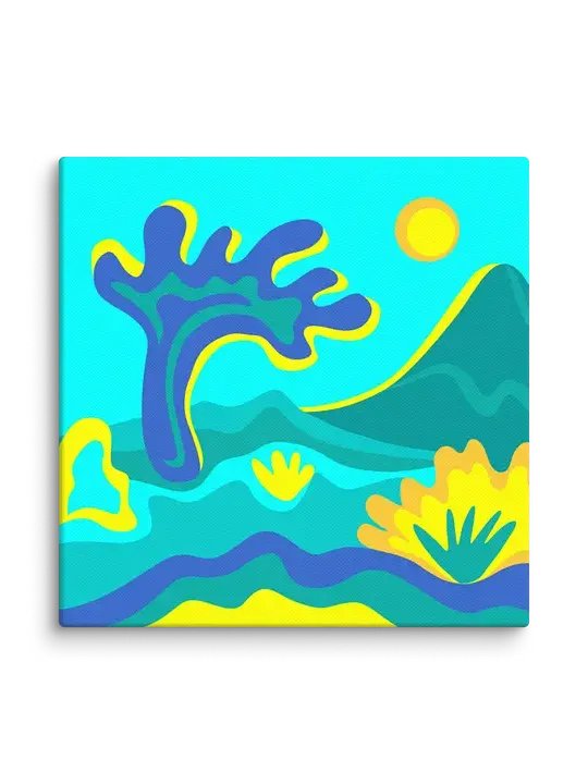 Vibrant Nature Canvas Print - Abstract Landscape No. 8 product image (2)