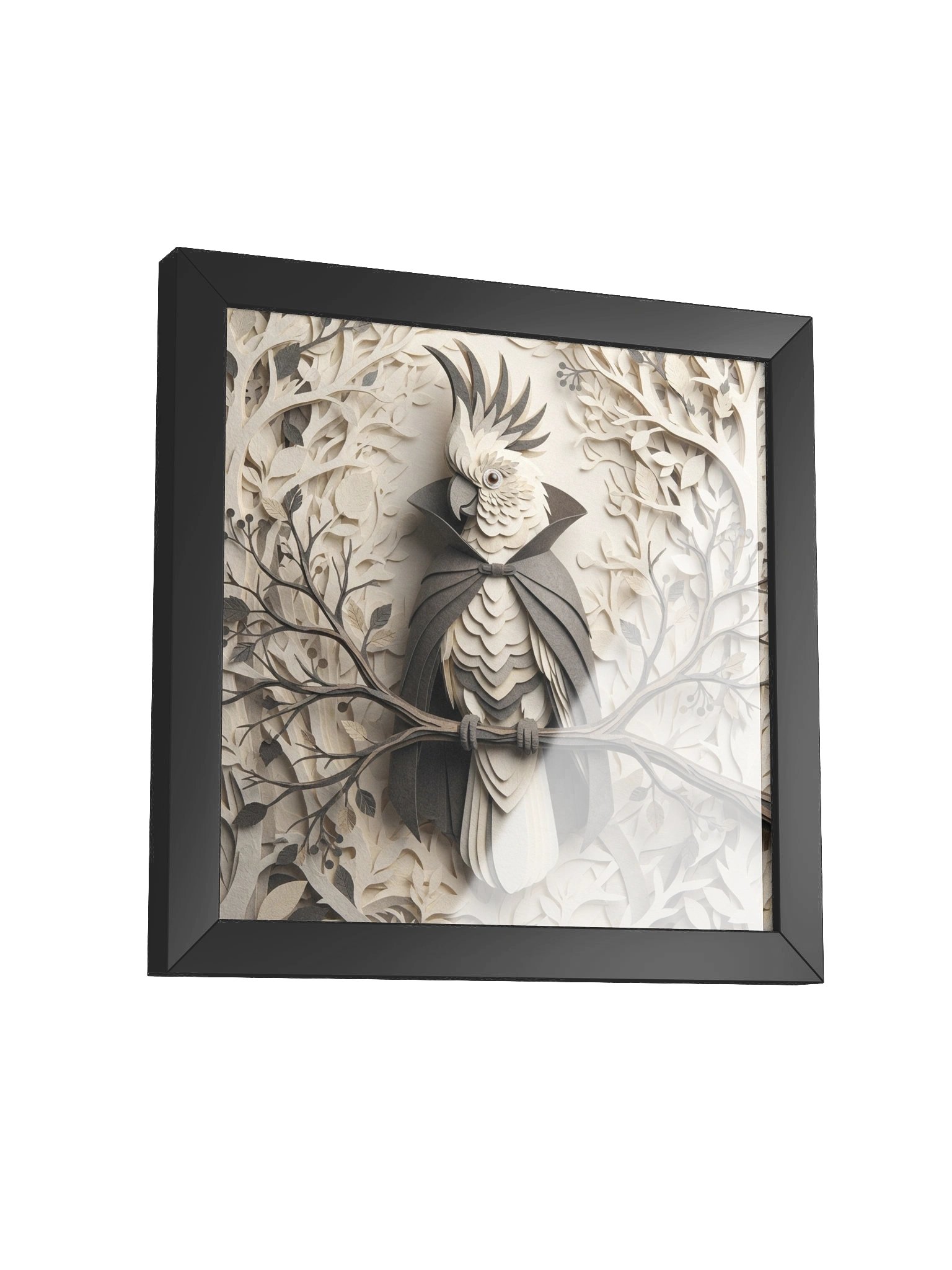 Count Cockatoo | Minimalist Halloween Framed Wall Art product image (12)