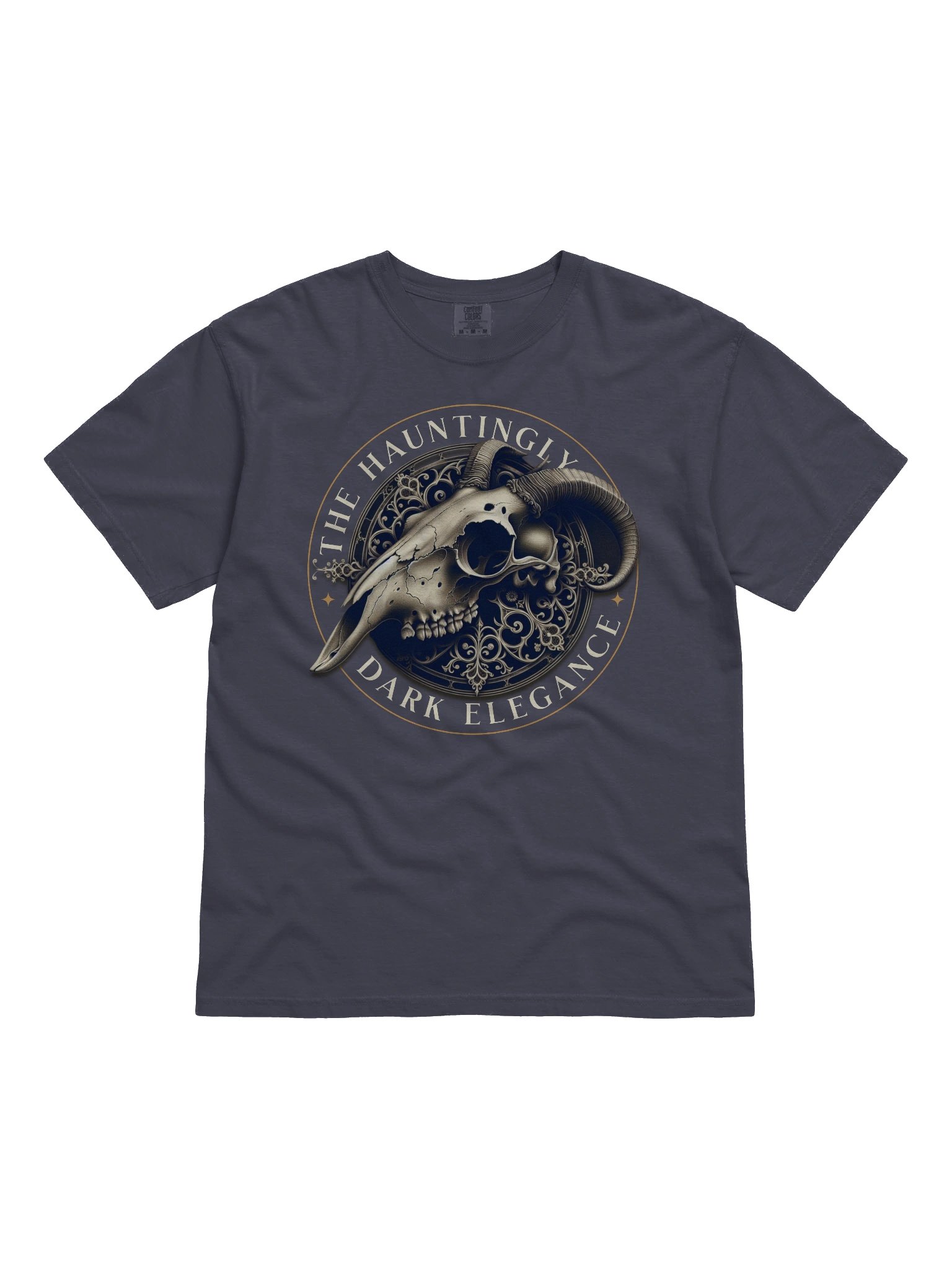 Vintage Gothic Goat Skull T-Shirt: Perfect for Halloween product image (9)