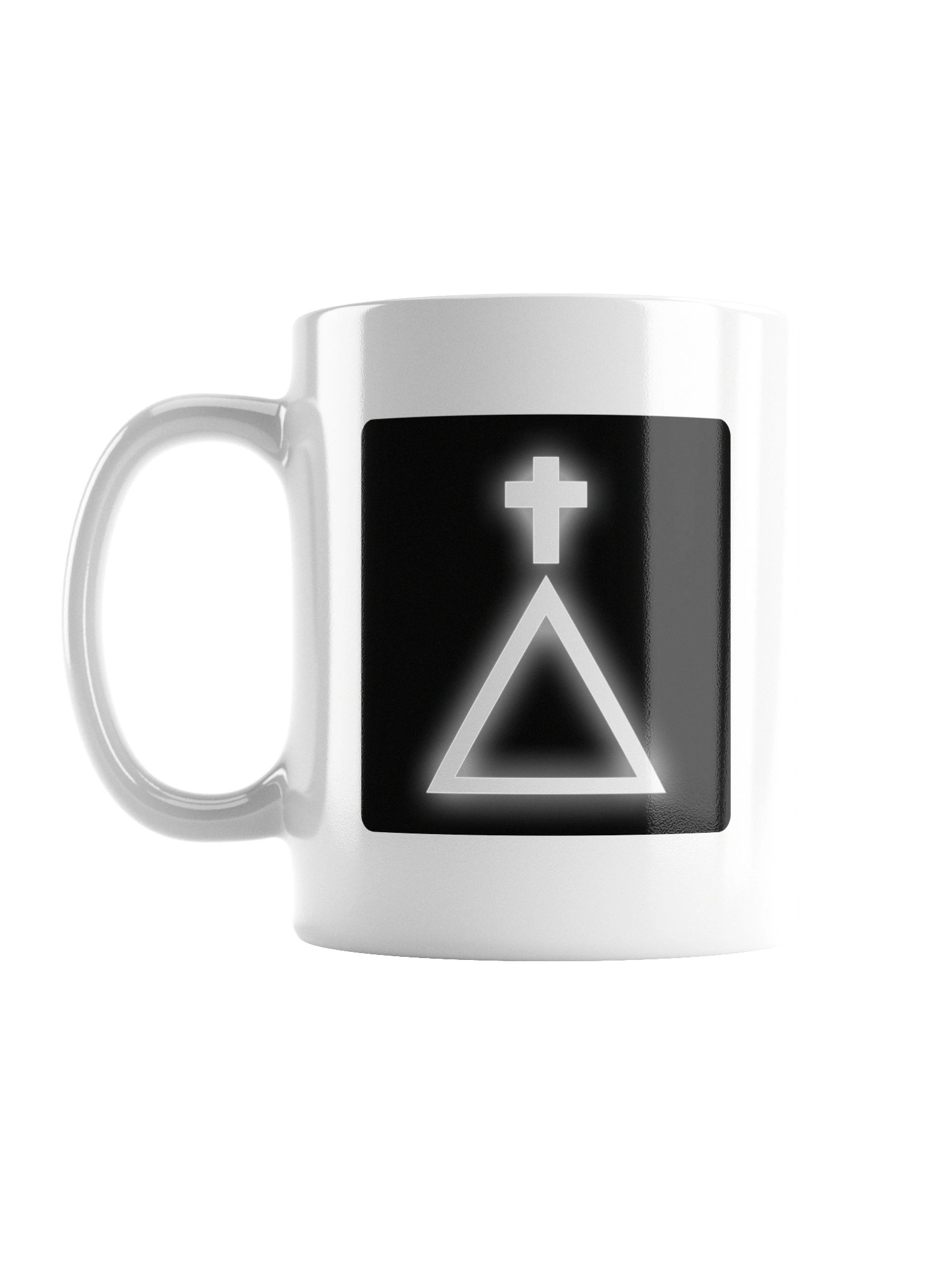 Golden Dawn Cross and Triangle White Mug product image (1)