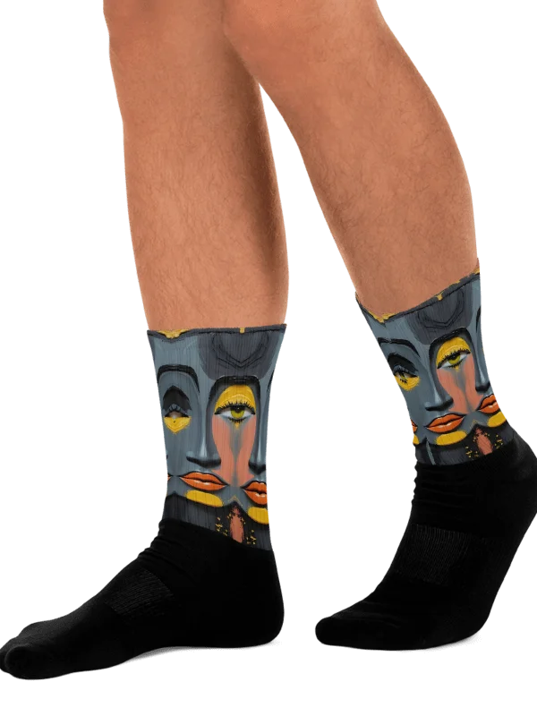 "My 3rd Eye Is Always Open" Painted Socks product image (1)