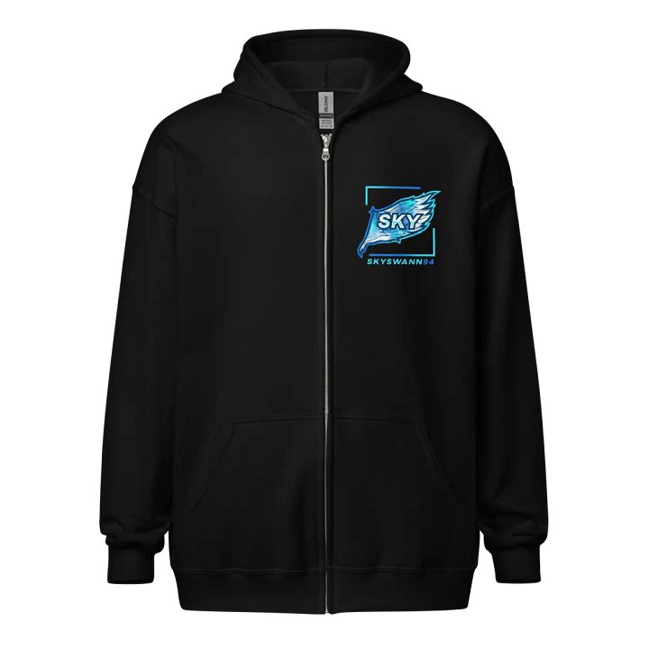 Zip up Hoodie (Blue Logo) product image (1)
