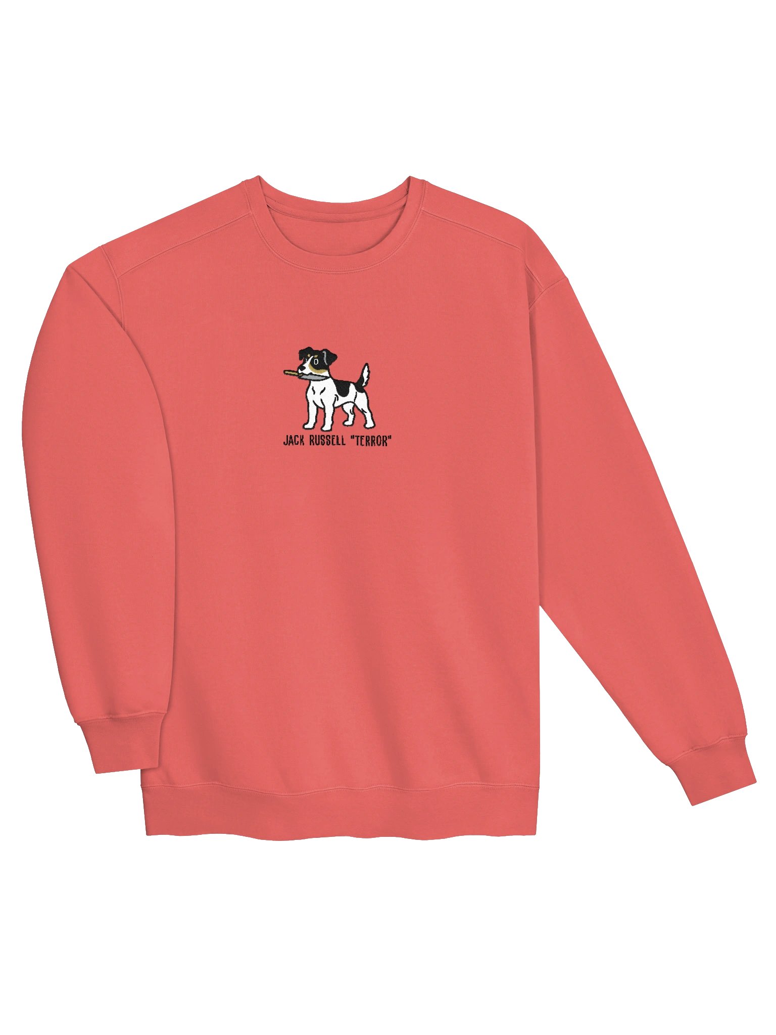 Jack Russell Terror Funny Chibi-Style Embroidered Premium Sweatshirt for Jack Russell Terrier(Tricolor) Owners product image (19)