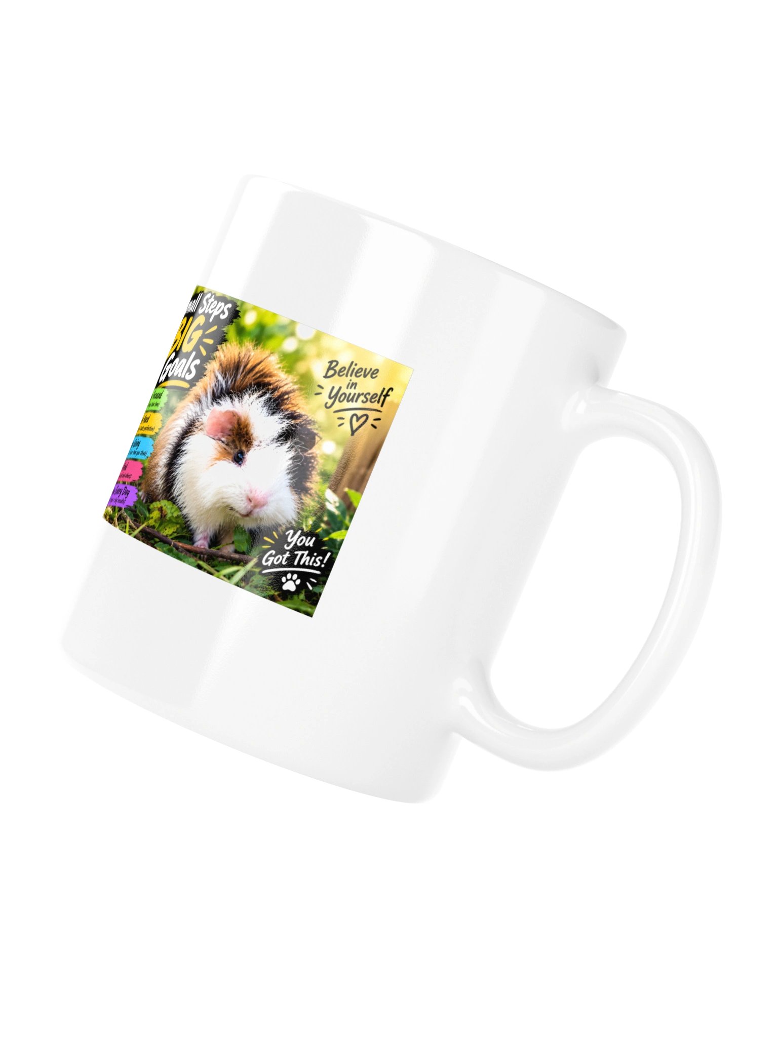 Small Steps Big Goals Guinea Pig Mug product image (11)