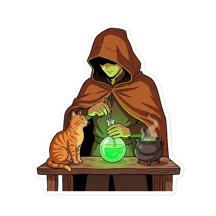 The Alchemist's Hour — Bard & Ember Sticker product image (1)
