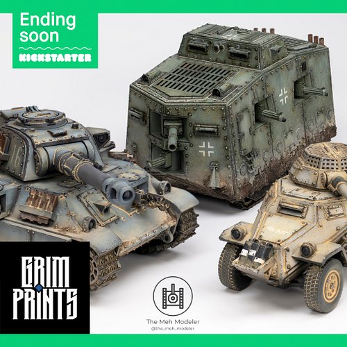 Don't miss your chance to grab these unique grimdark kits! https://www.kickstarter.com/projects/grimprints/across-the-ages-ge...