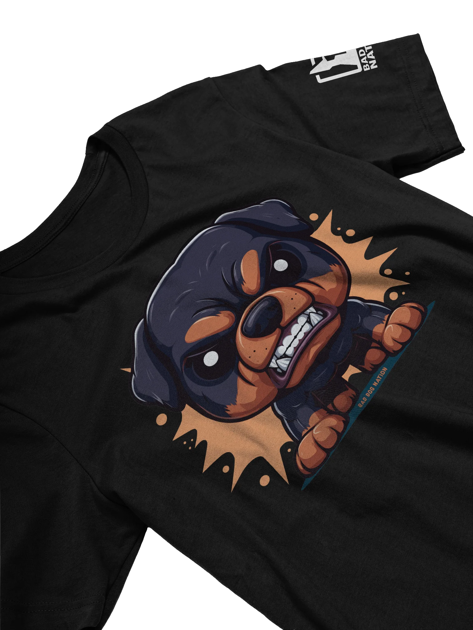 Rottweiler Angry Pup - Premium Unisex T-shirt product image (2)