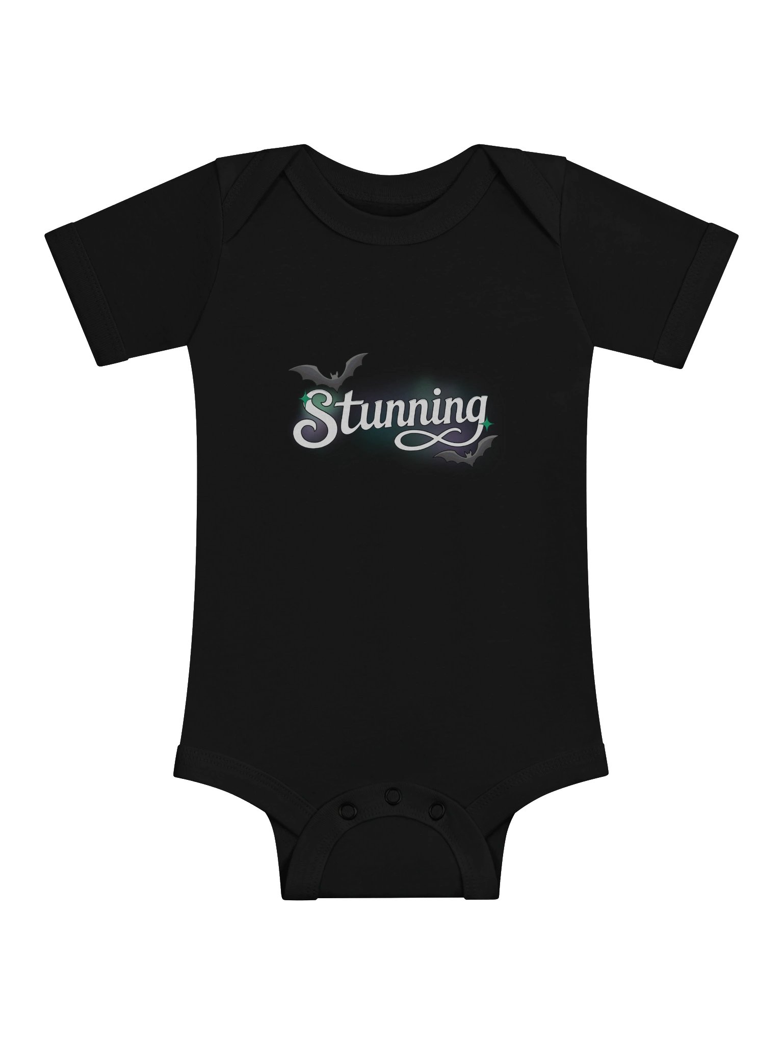Stunning In White Babbi Bat Onesie product image (1)